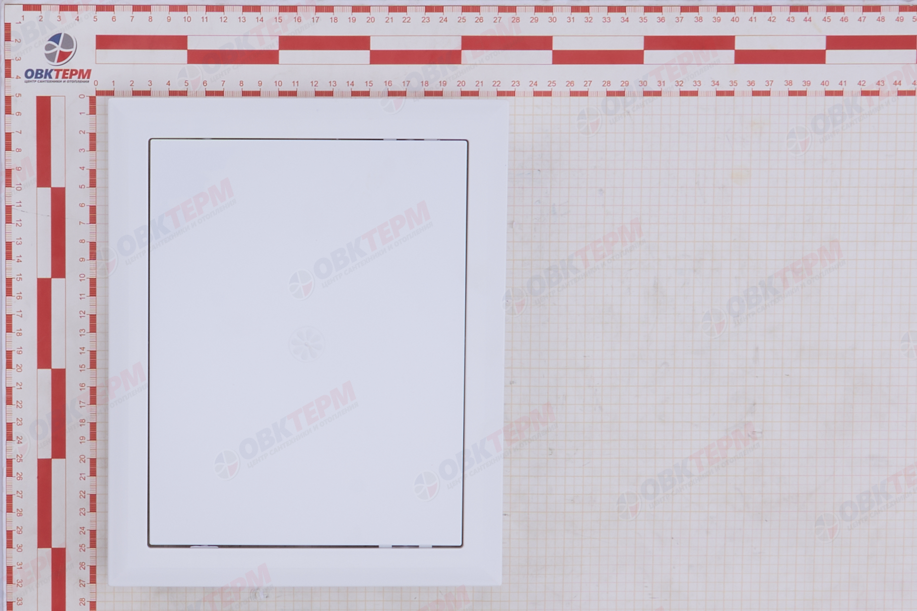 Люк-дверца ревизионный, нажимной Ш216*В265 с фланцем 200*250 (20шт/уп) Эвент - миниатюра №6