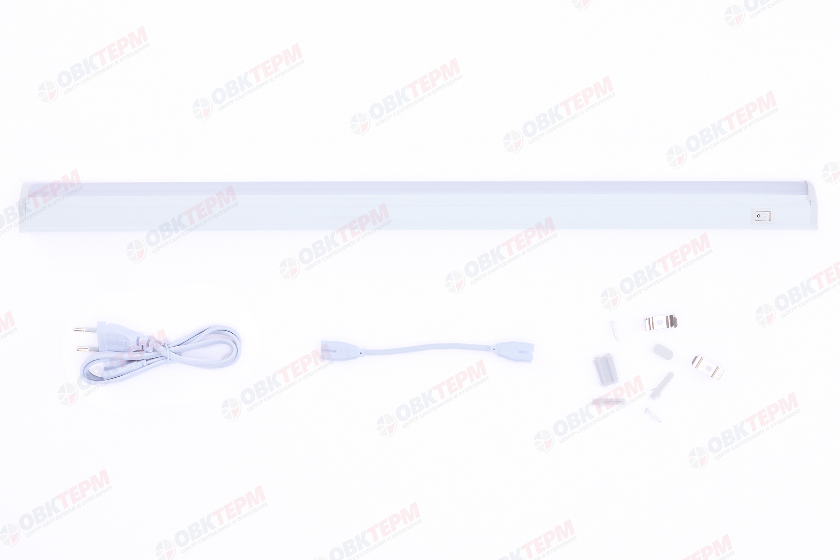 Линейный светодиодный светильник 8Вт 4000K L574мм с выключателем ЭРА - миниатюра №13