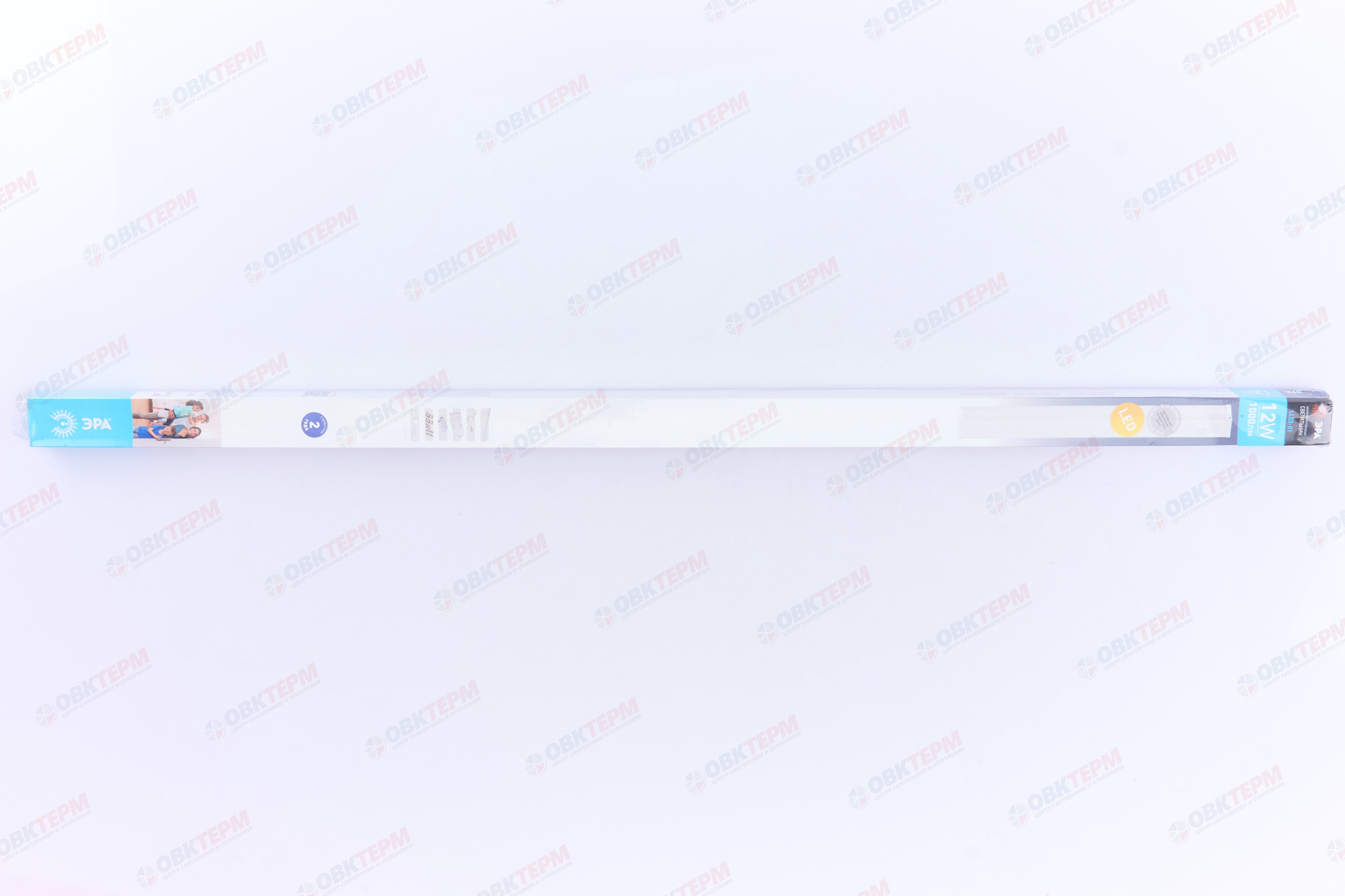 Линейный светодиодный светильник 12Вт 4000K L874мм с выключателем ЭРА - миниатюра №14