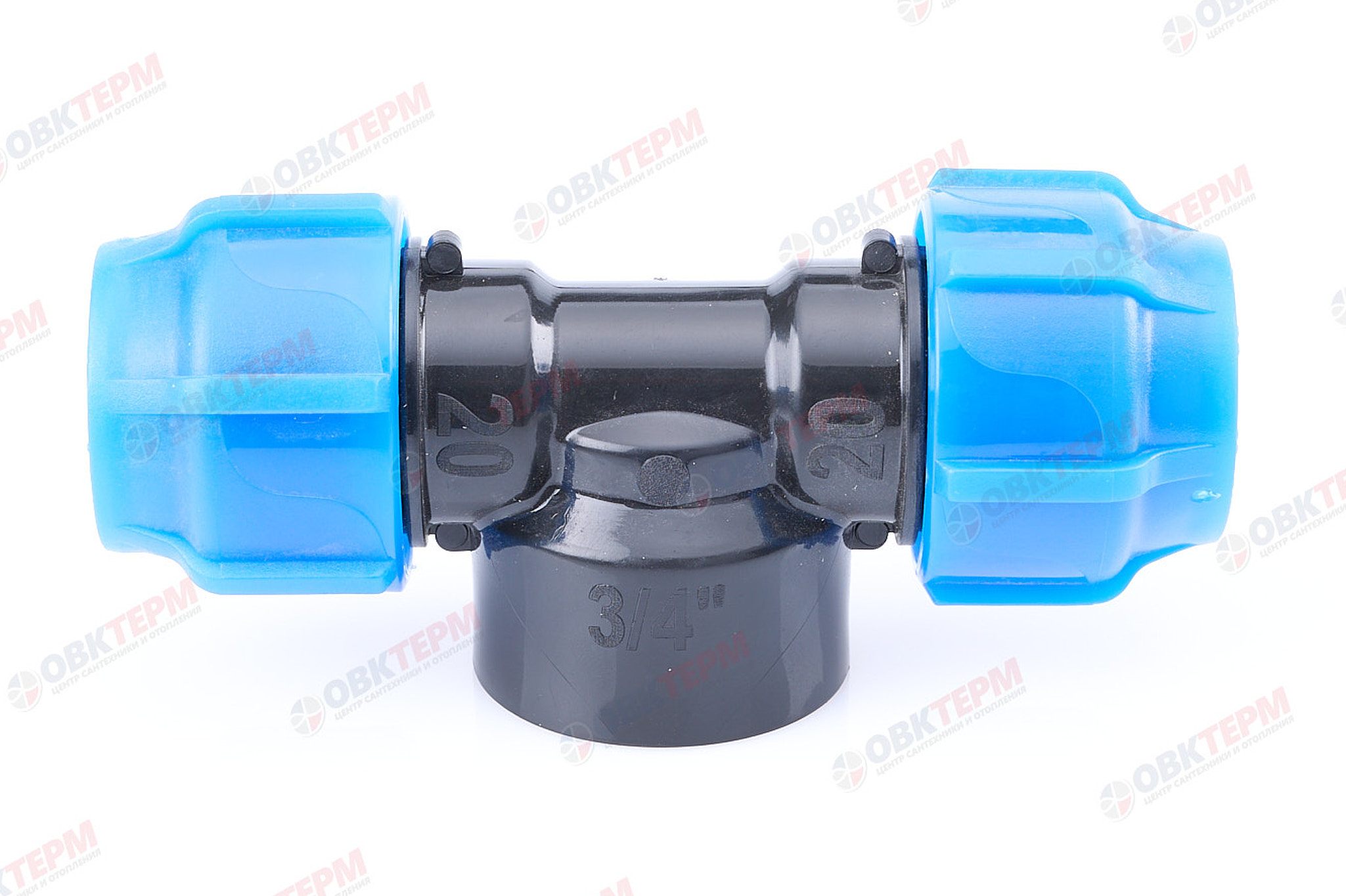 Тройник   20 *  3/4" в * 20    ПНД  Spektr    (/30шт) - миниатюра №2