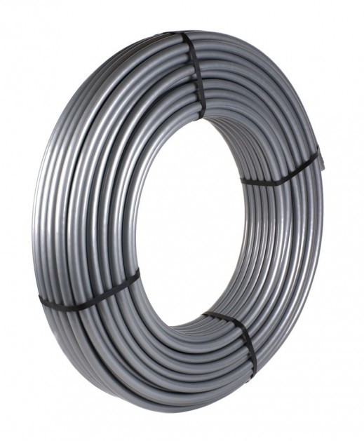 Труба     25*3,5    сшит п/эт серая PE-Xb   TIM (50м) - Изображение №1