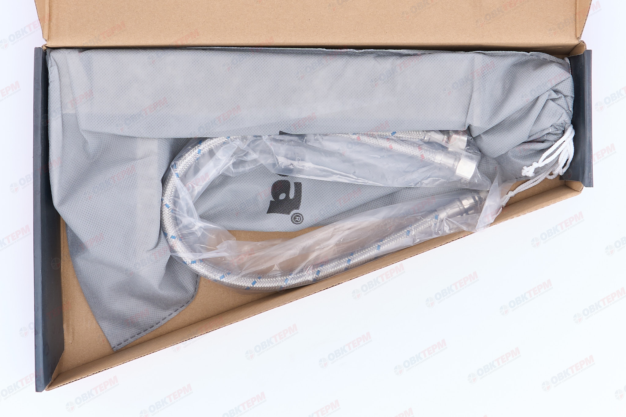 Смеситель д/умывальника AKSA BAS-11-17  нерж/сталь  (катридж 35мм, на ГАЙКЕ)  10 шт/ящ - Изображение №5