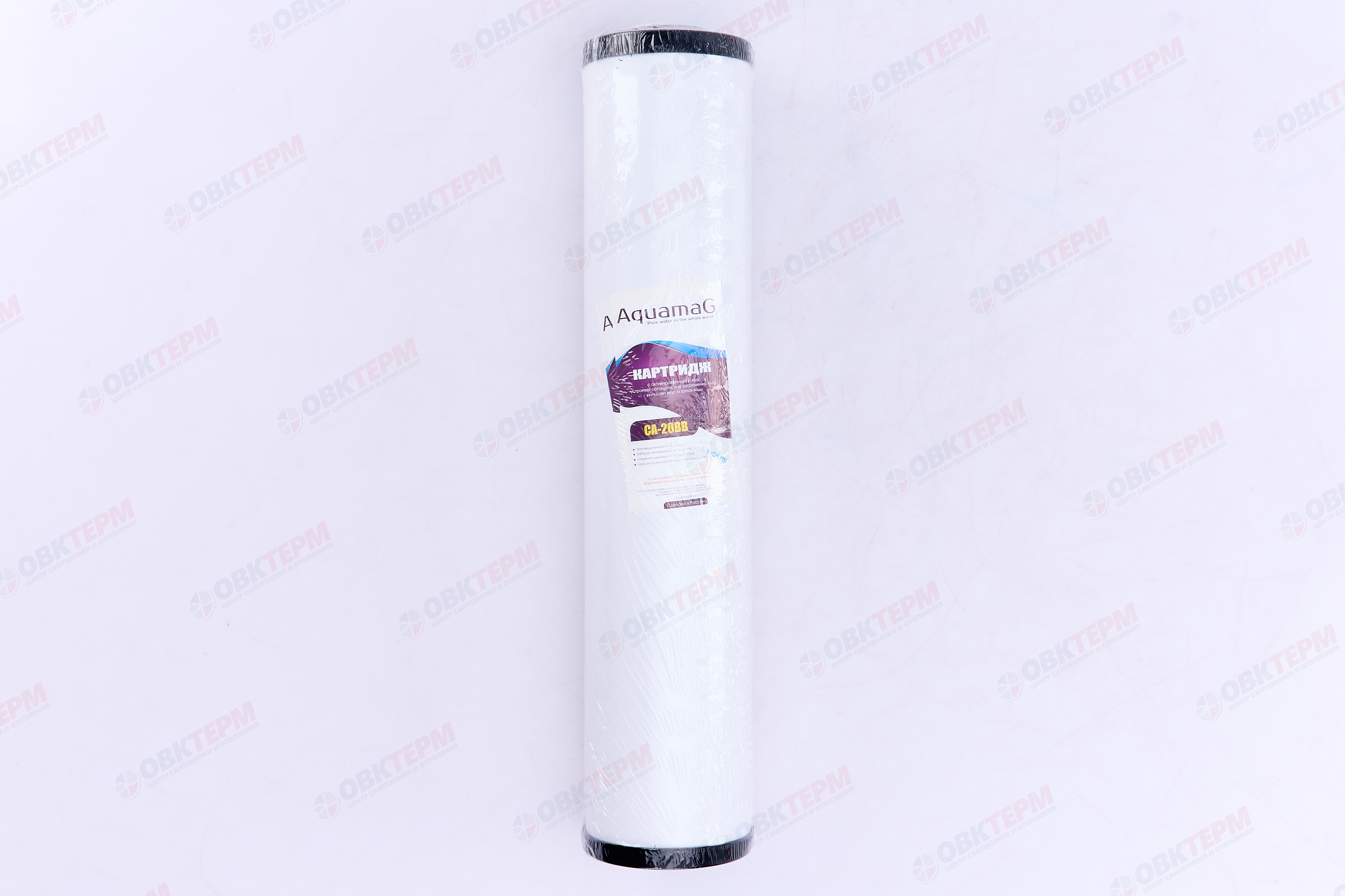 АКВАМАГ  Картридж    ВВ 20 уголь насыпной гранунированный (для сорбционной очистки воды) (6шт/уп) - Изображение №2