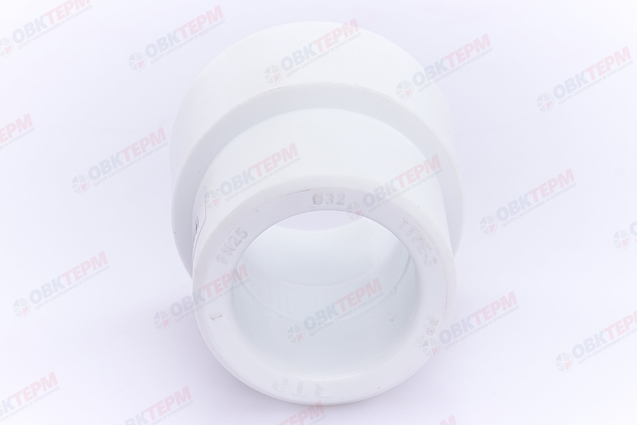 Муфта переход.  ВН  50*32   БЕЛАЯ PP-R   (RTP)    (80/10) - Изображение №3