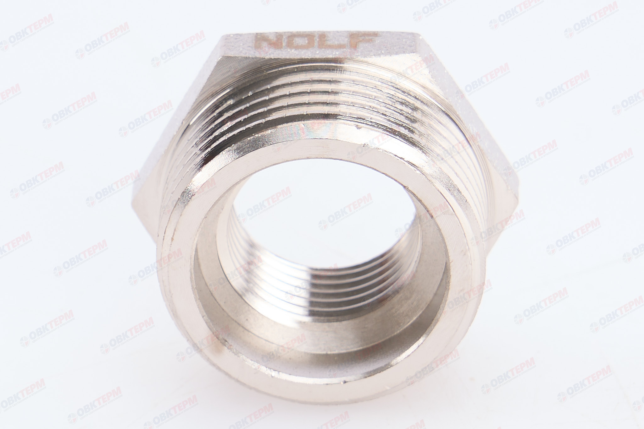 Футорка   1" - 1/2"   Никель NOLF Classic F0610-N                   (240) - миниатюра №3