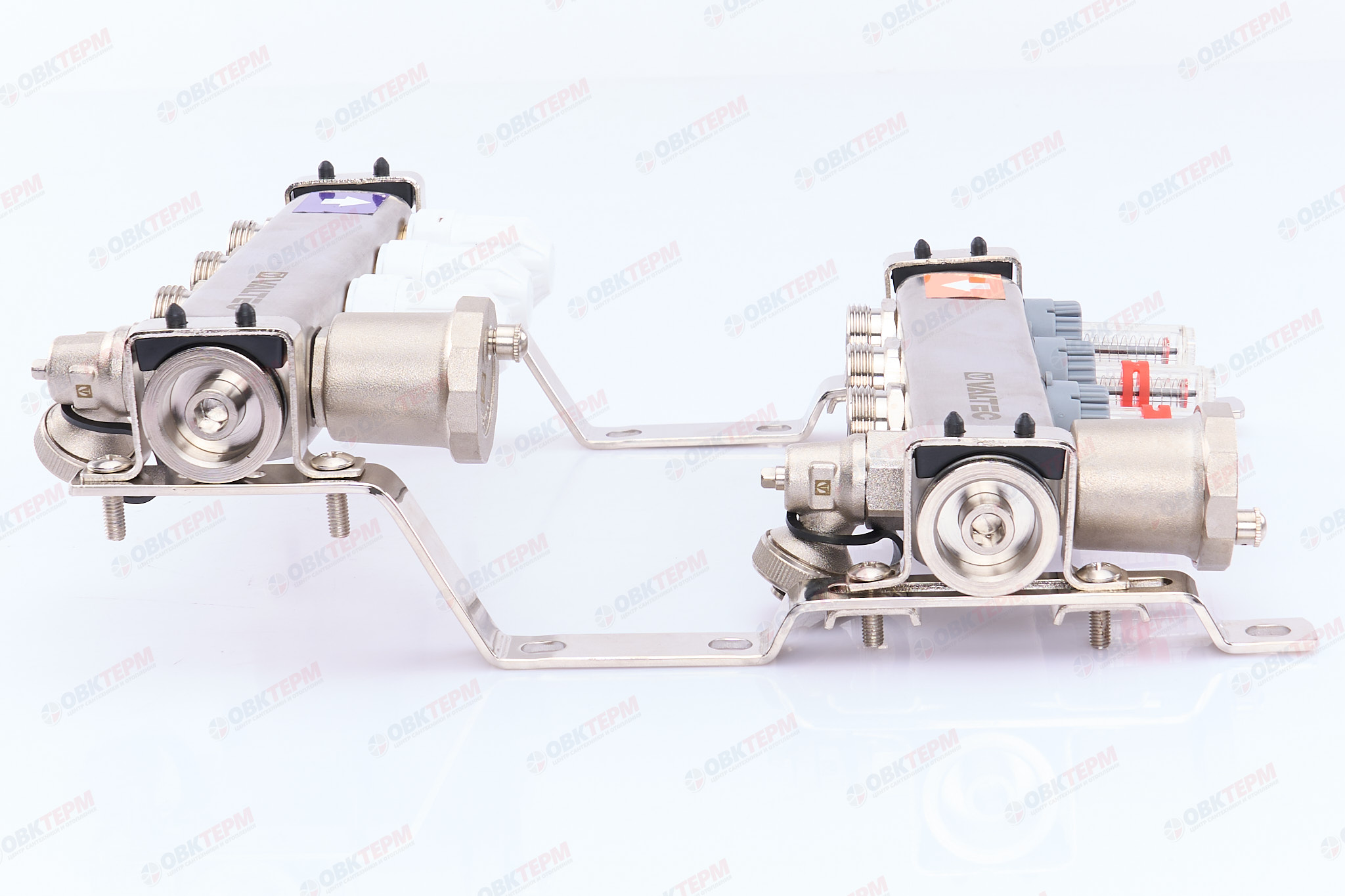 Коллект. ГРУППА   Valtec НЕРЖ со встр расх в сборе  1 * 3 вых. Еврок.3/4 (Аналог VTc.589.EMNX) - Изображение №5