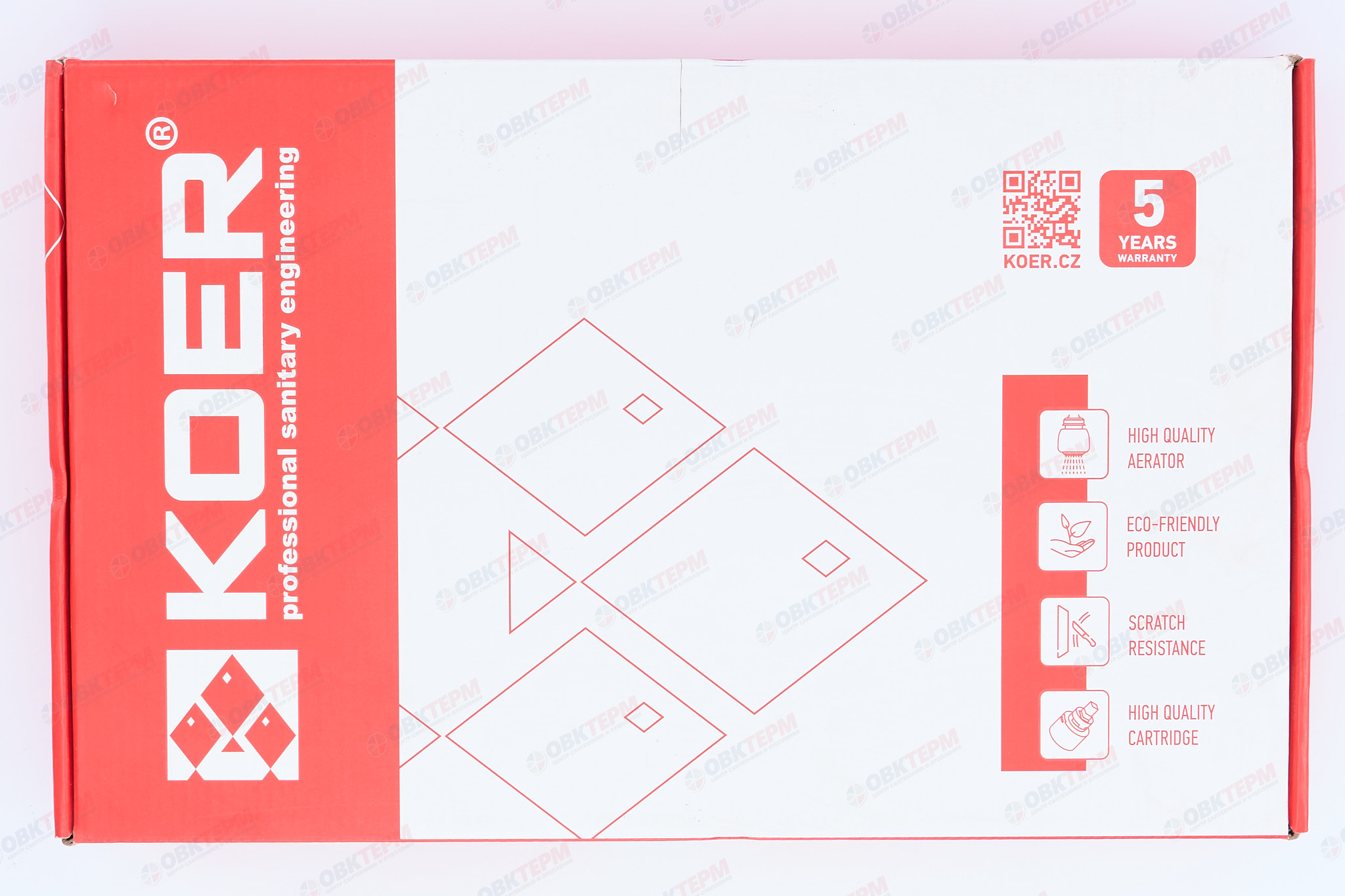 Смеситель д/умывальника KOER KB-13007-05 ВЫСОКИЙ  (Цвет черный) (8шт/ящ) - миниатюра №7