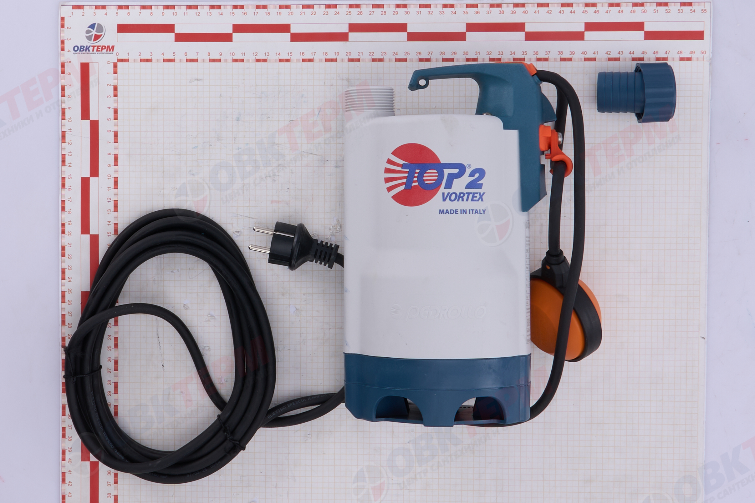 Насос дренажный  ТОР-2 VORTEX  Pedrollo   (0,37кВт/180л.м./7м.) - миниатюра №10