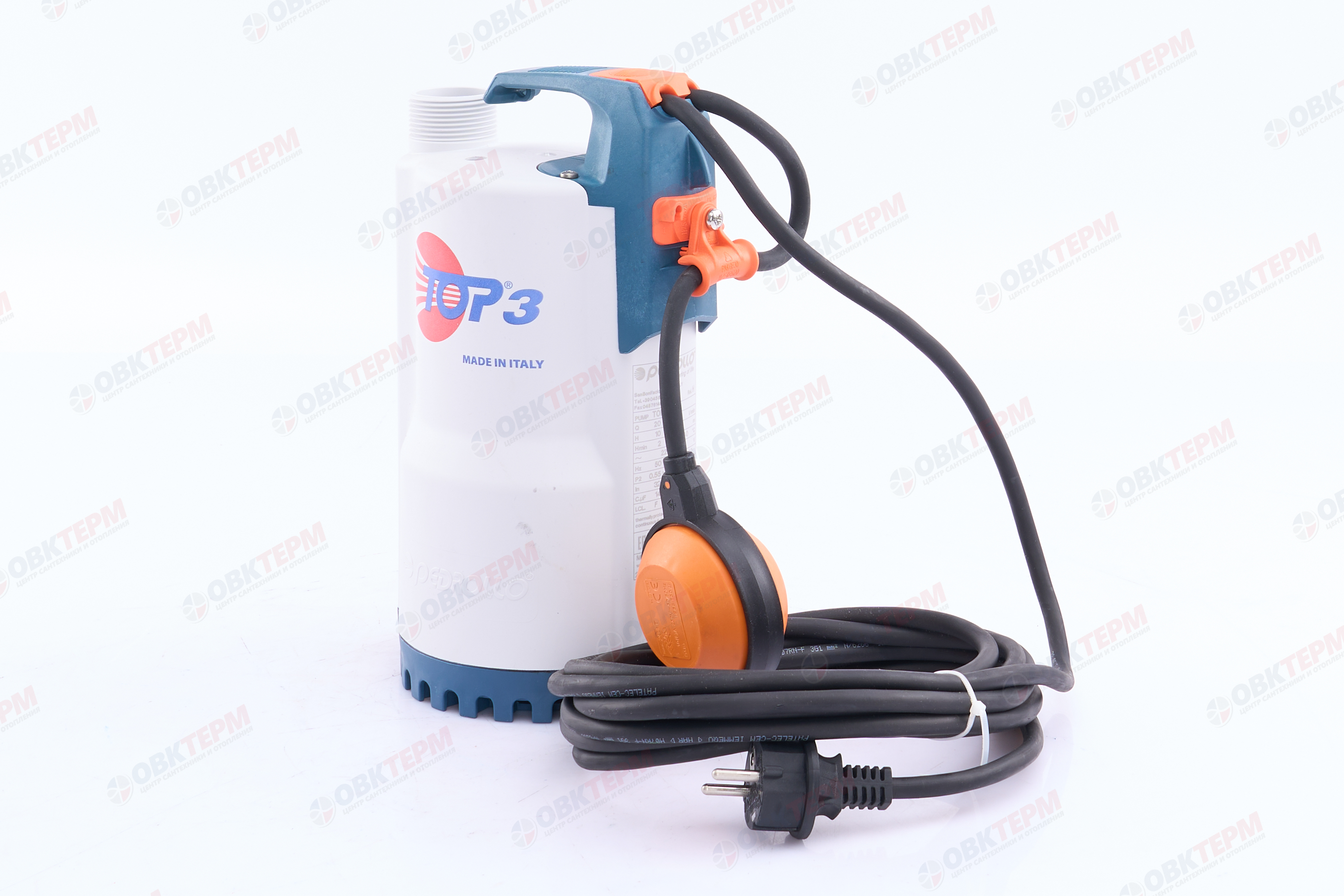 Насос дренажный  ТОР-3   Pedrollo  (0,55кВт/260л.м./10м.) - Изображение №2