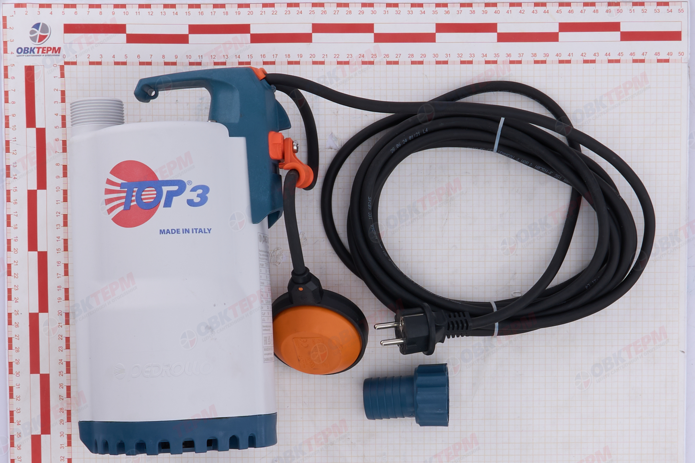 Насос дренажный  ТОР-3   Pedrollo  (0,55кВт/260л.м./10м.) - миниатюра №7