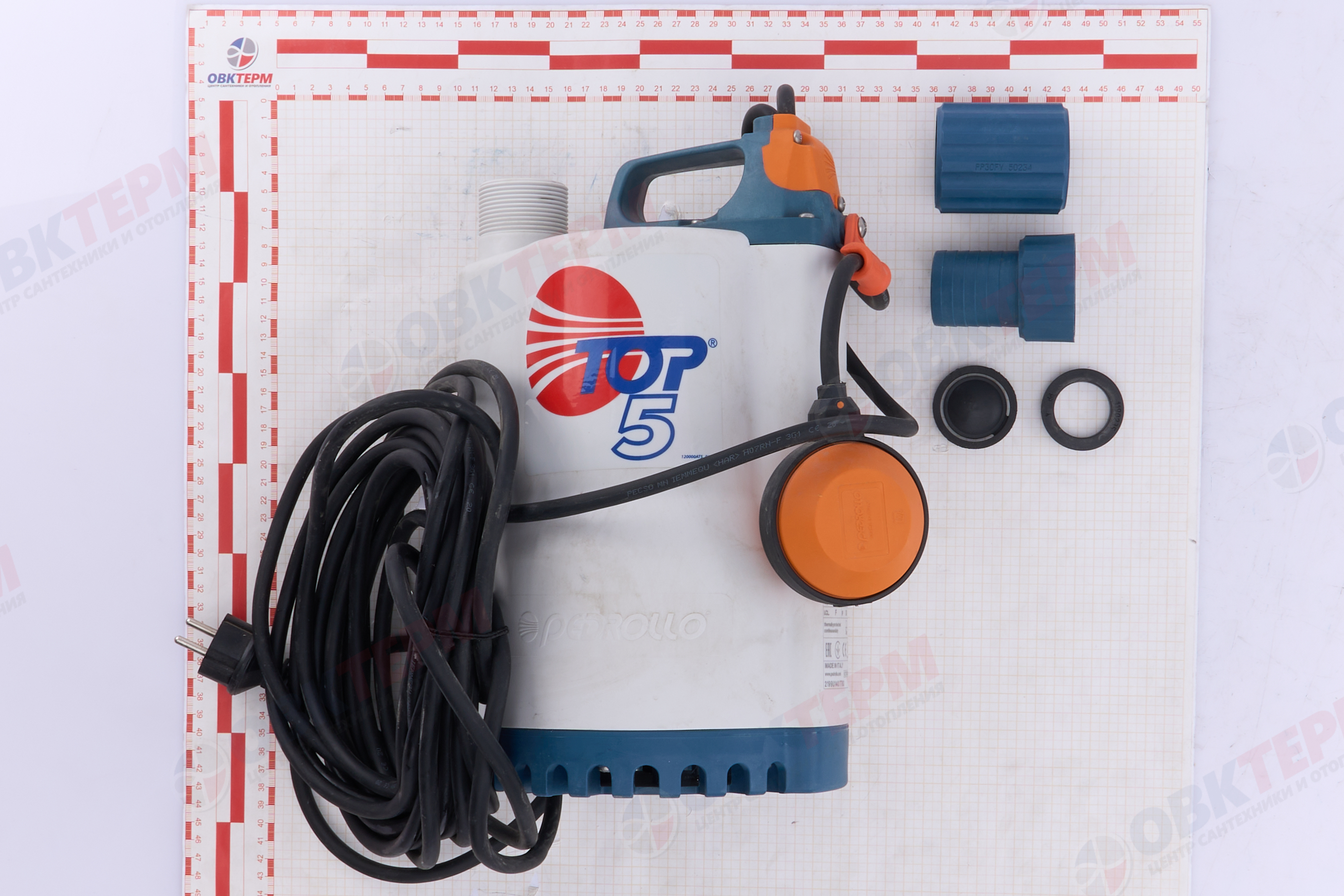 Насос дренажный  ТОР-5   Pedrollo  (0,9кВт/350л.м./15м.) - миниатюра №8