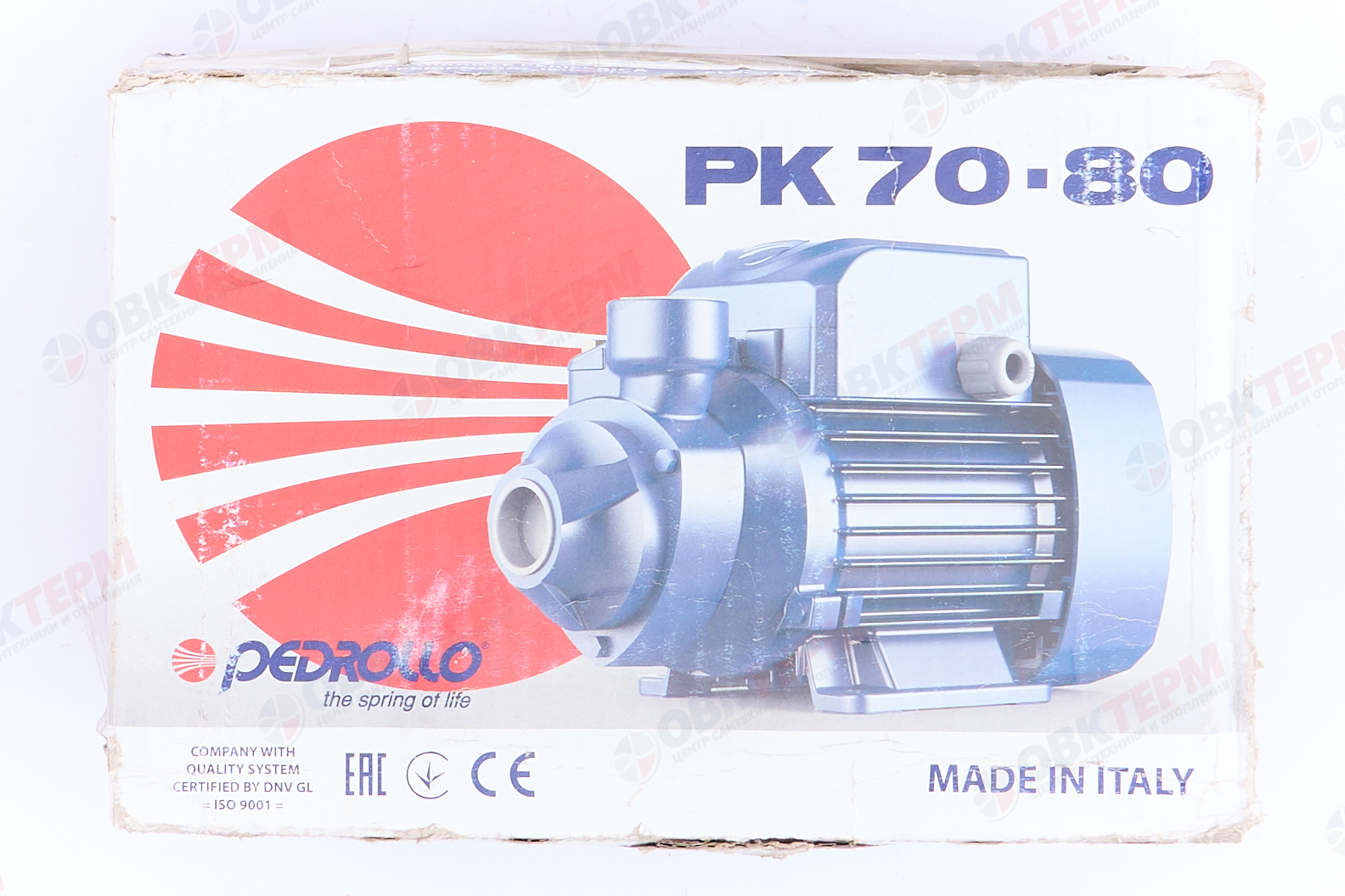 Насос вихревой  Рkm  80   Pedrollo   (0.75кВт/50л.м./70м.) - миниатюра №9
