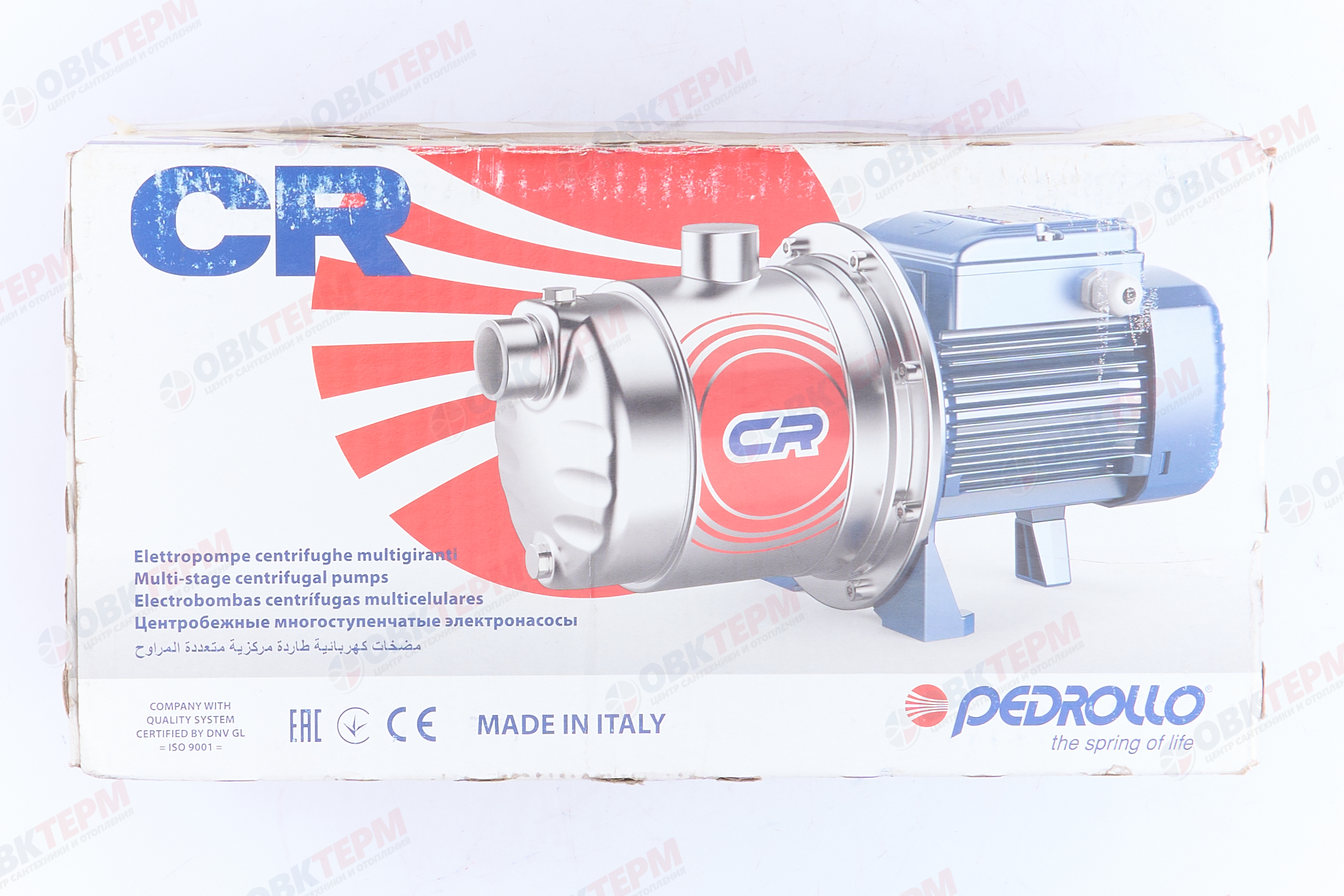 Насос многоступенчатый 2CRm   80 N Pedrollo  (0.37кВт/70л.м./27м.) - миниатюра №13