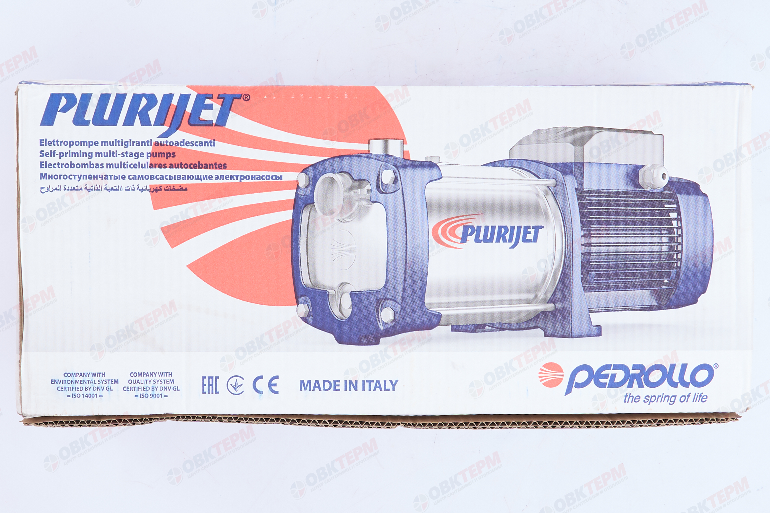 Насос многоступенчатый Plurijet m 3/130  Pedrollo   (1,1кВт/130л.м./49м.) - миниатюра №9