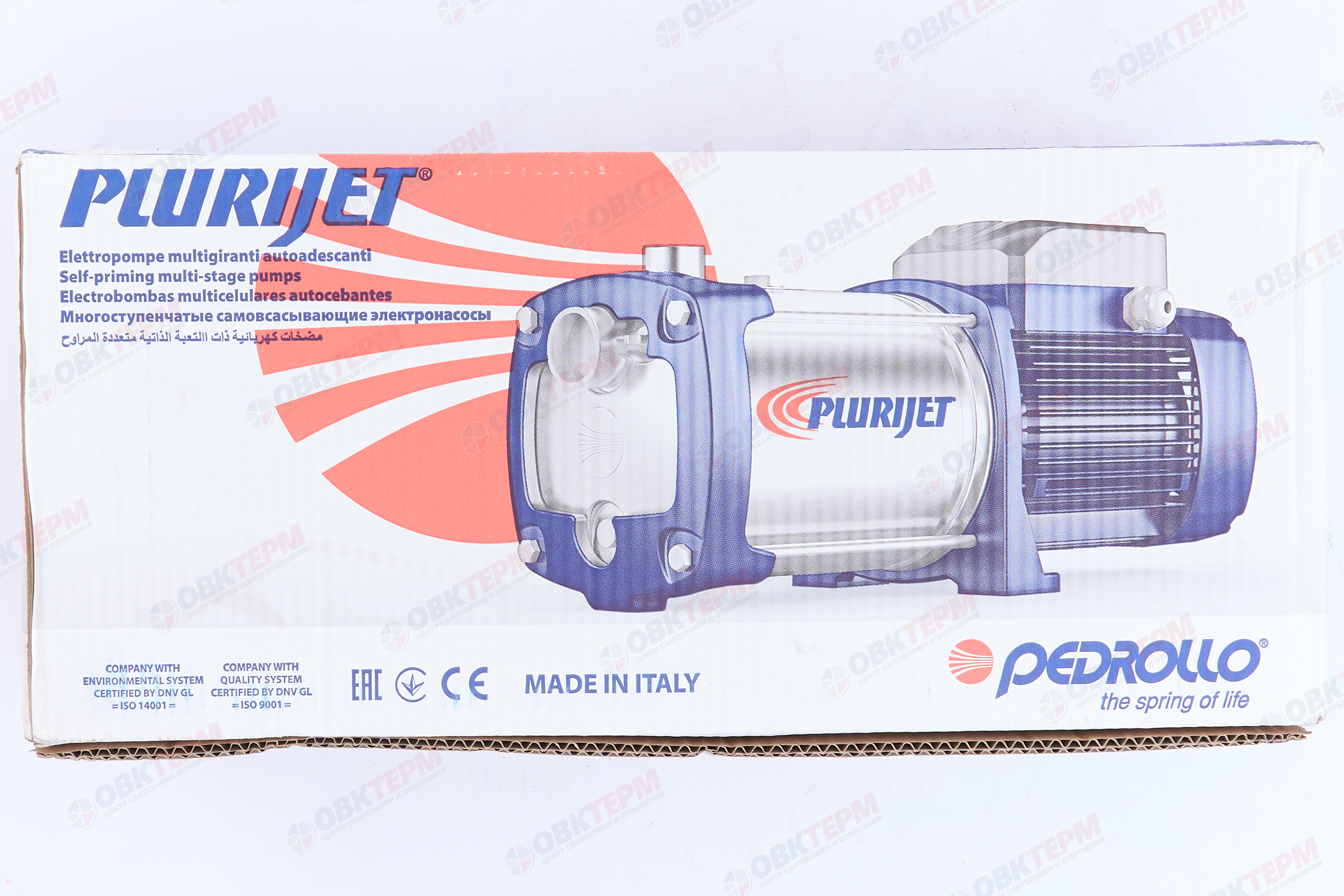 Насос многоступенчатый Plurijet m 3/200  Pedrollo   (1,1кВт/200л.м./44м.) - миниатюра №8