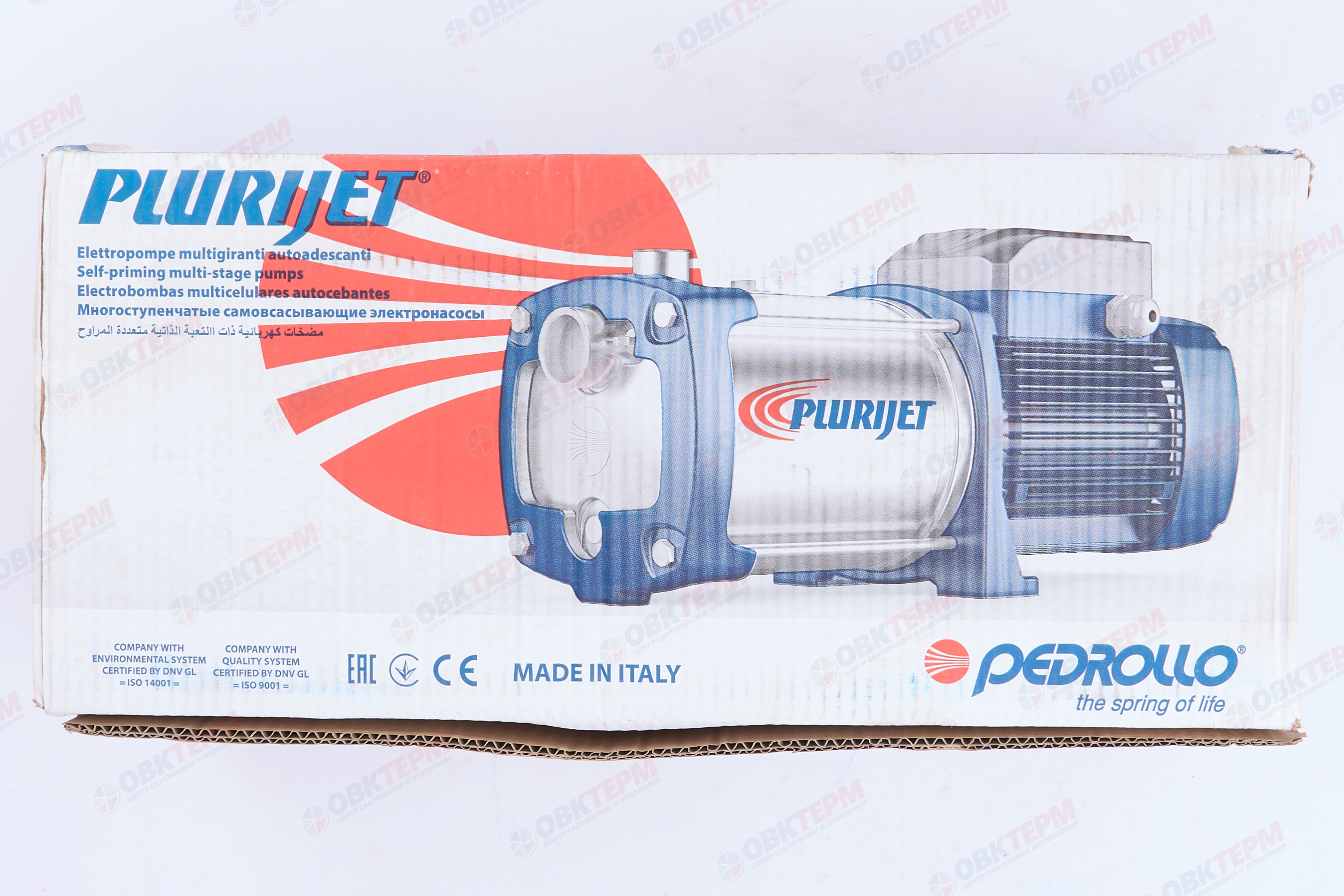 Насос многоступенчатый Plurijet m 4/130  Pedrollo   (1,5кВт/130л.м./65м.) - миниатюра №8