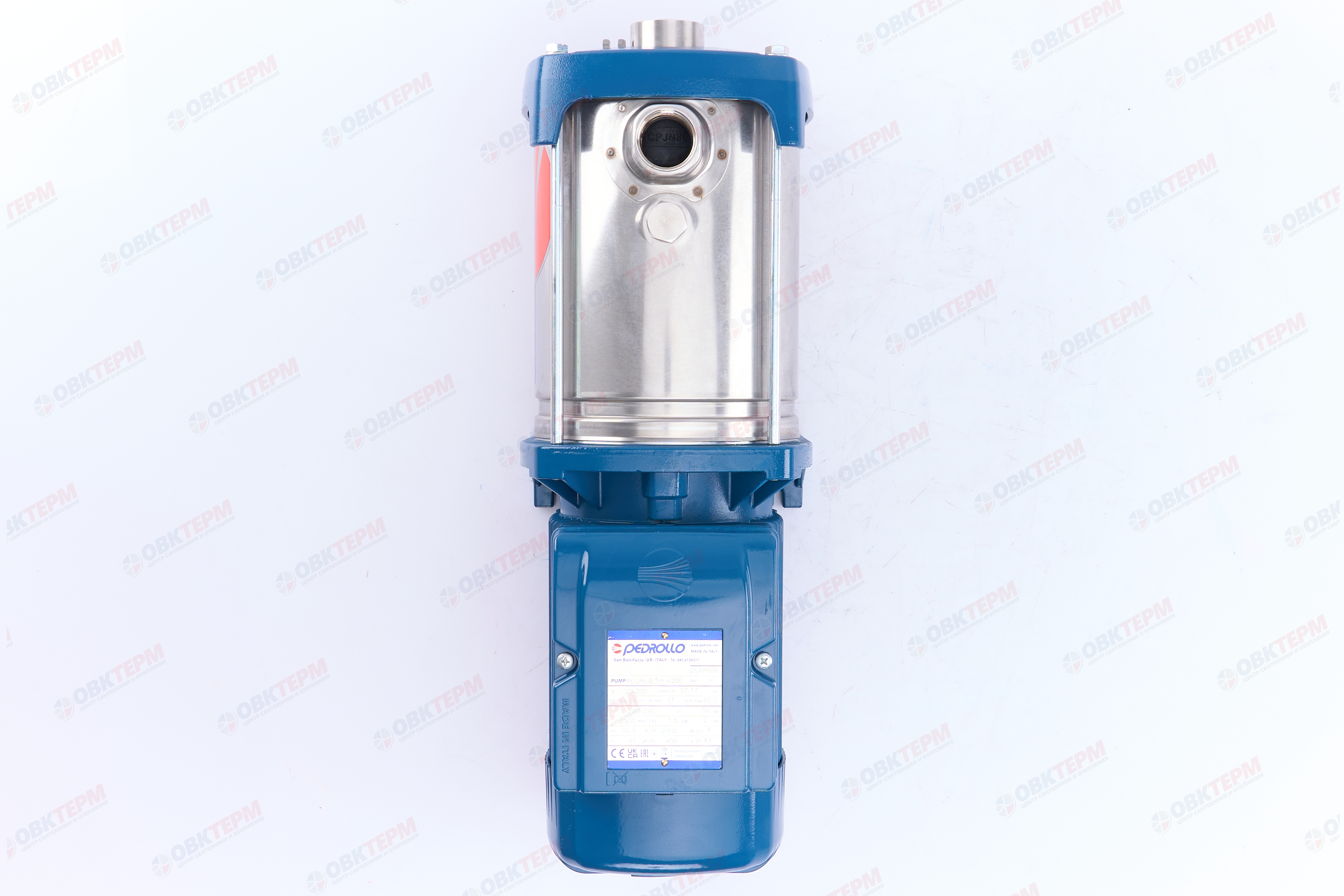 Насос многоступенчатый Plurijet m 4/200  Pedrollo   (1,5кВт/200л.м./58м.) - миниатюра №7