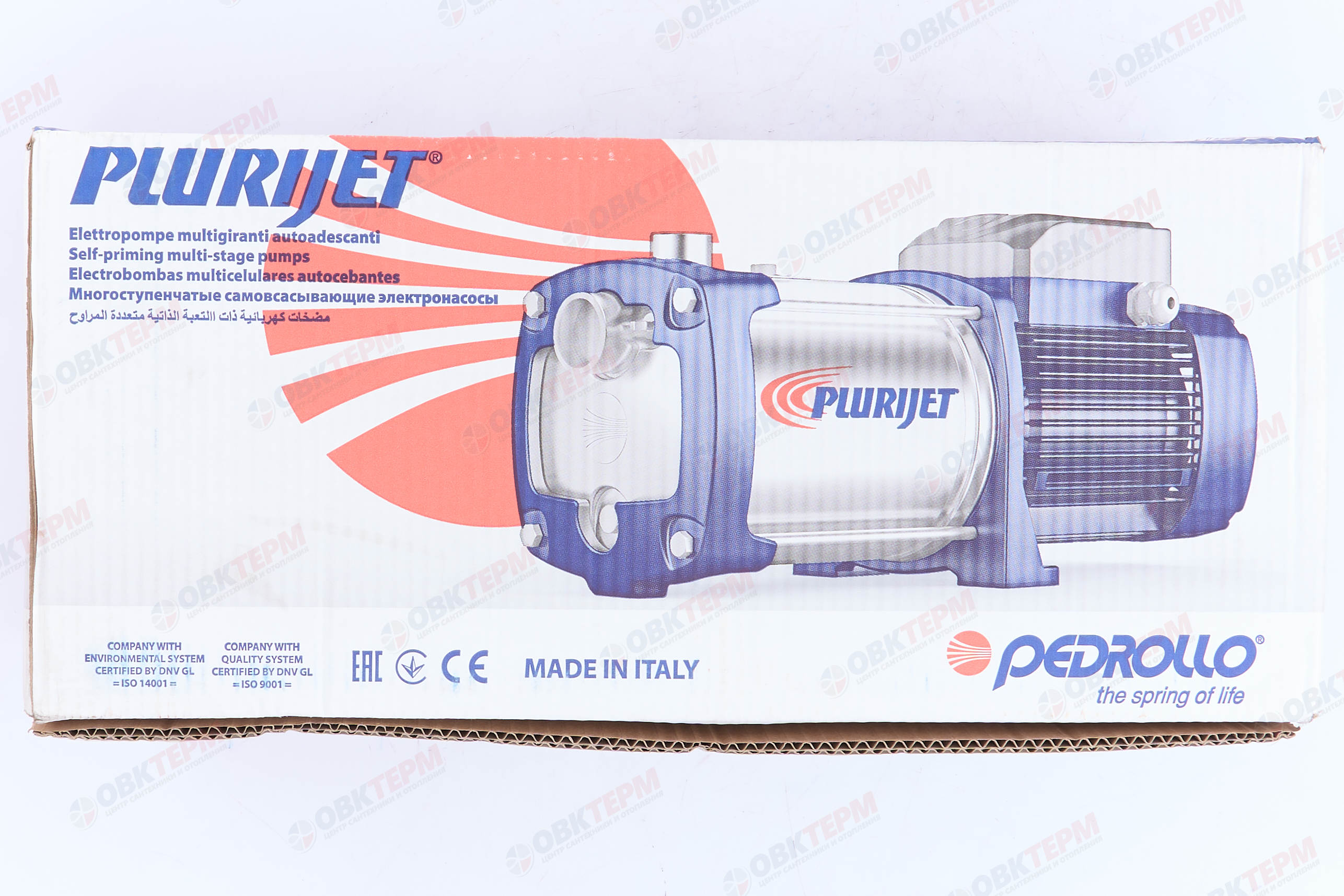 Насос многоступенчатый Plurijet m 4/200  Pedrollo   (1,5кВт/200л.м./58м.) - миниатюра №8