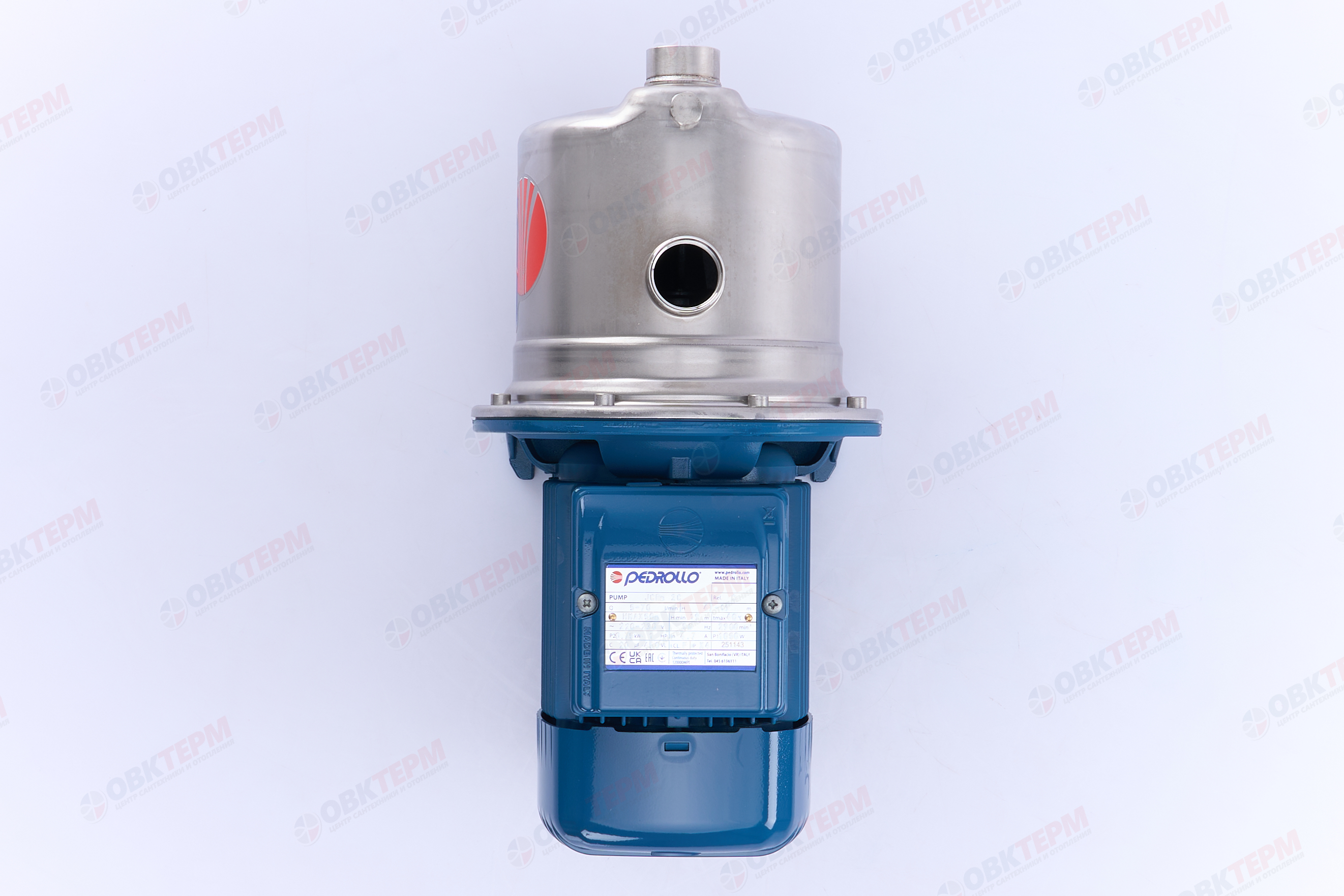 Насос центробежный  JCRm     2C   Pedrollo  (нерж) (0.75кВт/70л.м./50м.) - миниатюра №11