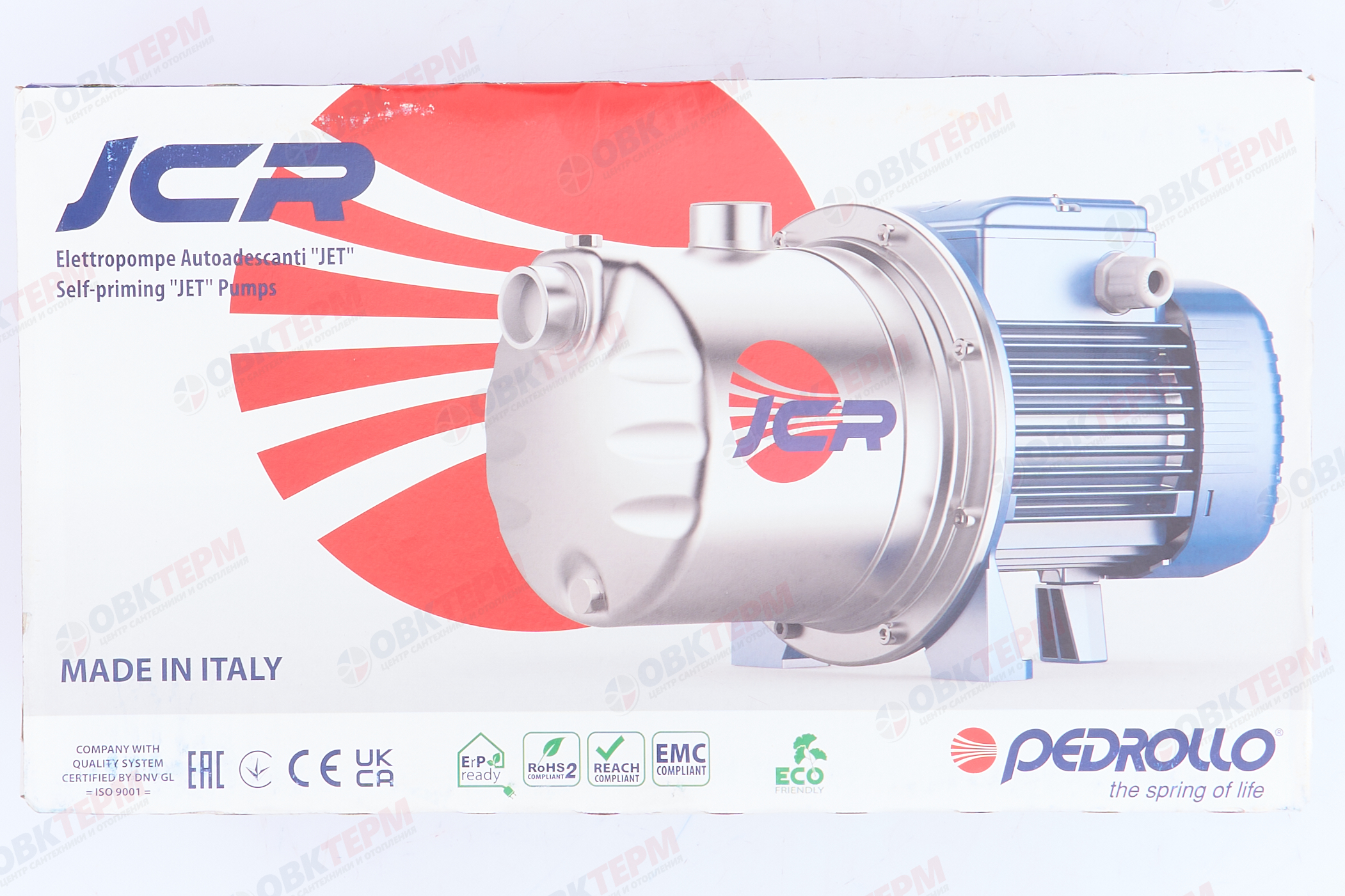 Насос центробежный  JCRm     2А   Pedrollo  (нерж) (1,1кВт/70л.м./60м.) - миниатюра №13