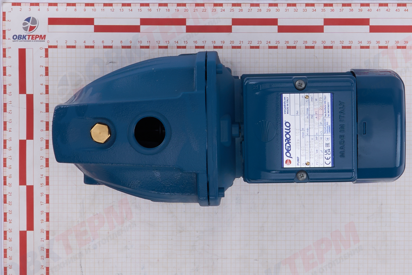 Насос центробежный  JSWm  1CX-N  Pedrollo   (0,37кВт/55л.м./35м.) - миниатюра №7