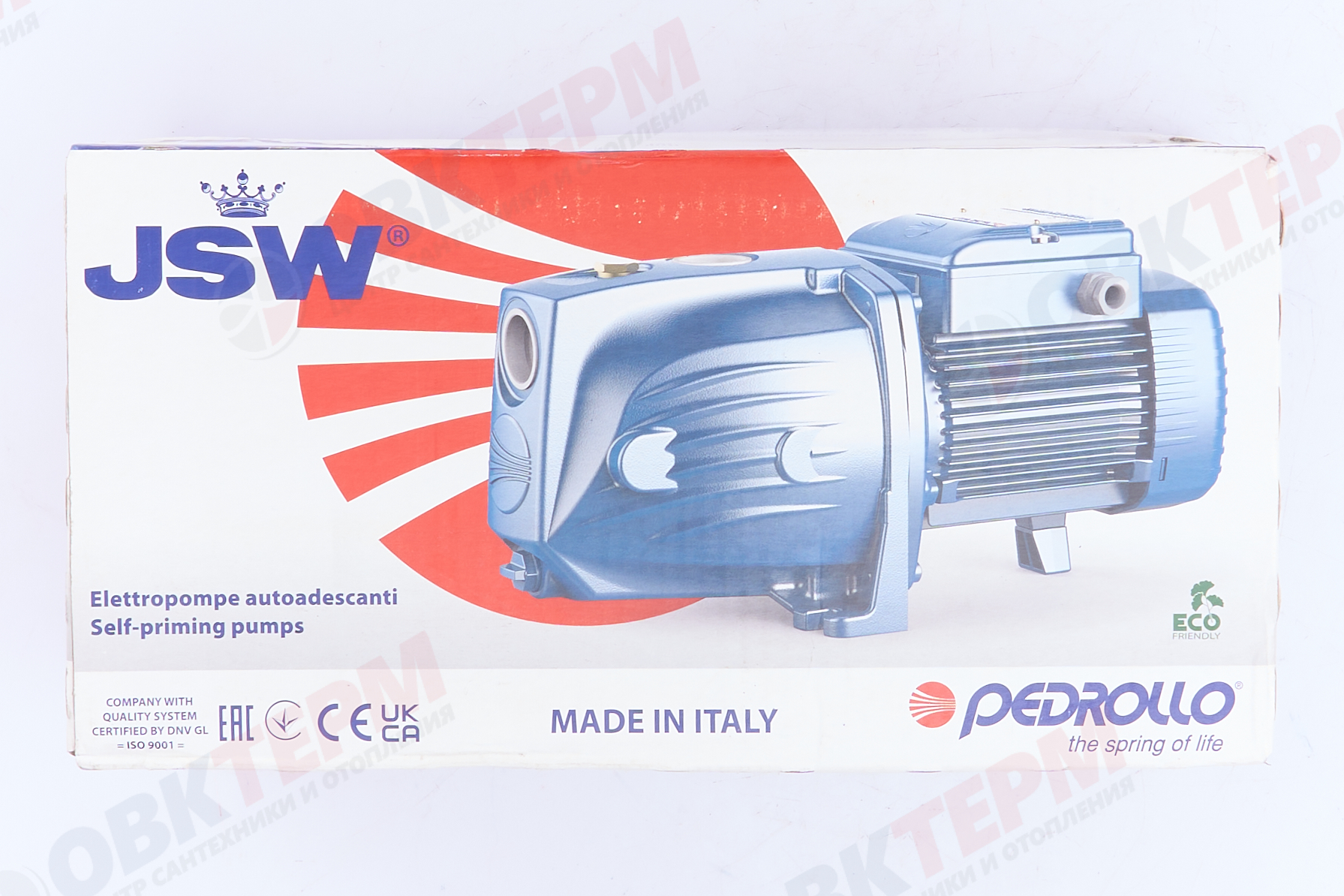 Насос центробежный  JSWm  1CX-N  Pedrollo   (0,37кВт/55л.м./35м.) - миниатюра №9