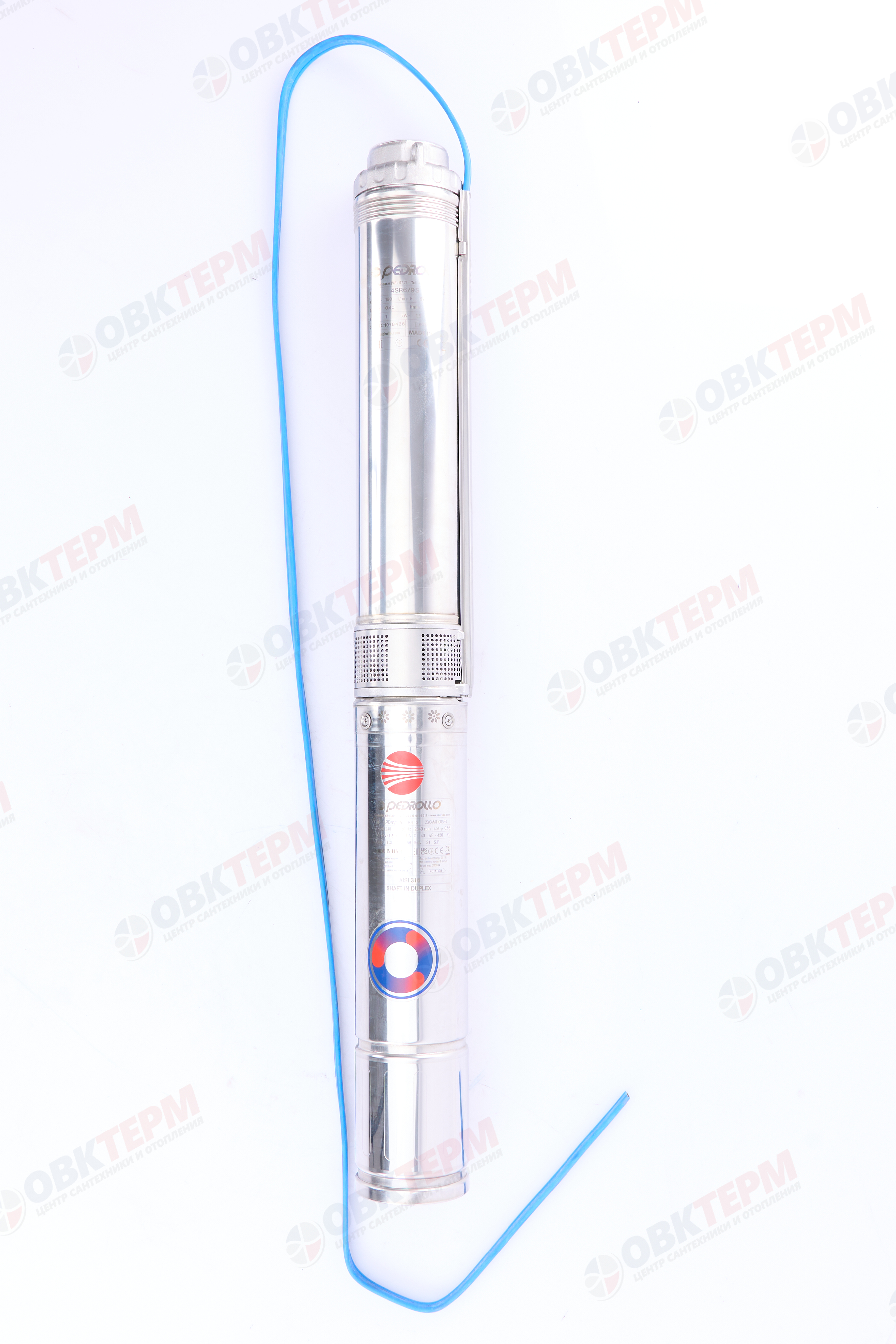 Насос погружной 4SR 6m/09 PD 1.1кВт Pedrollo   (1,1кВт/150л.м./61м.) 40 мКф - миниатюра №9