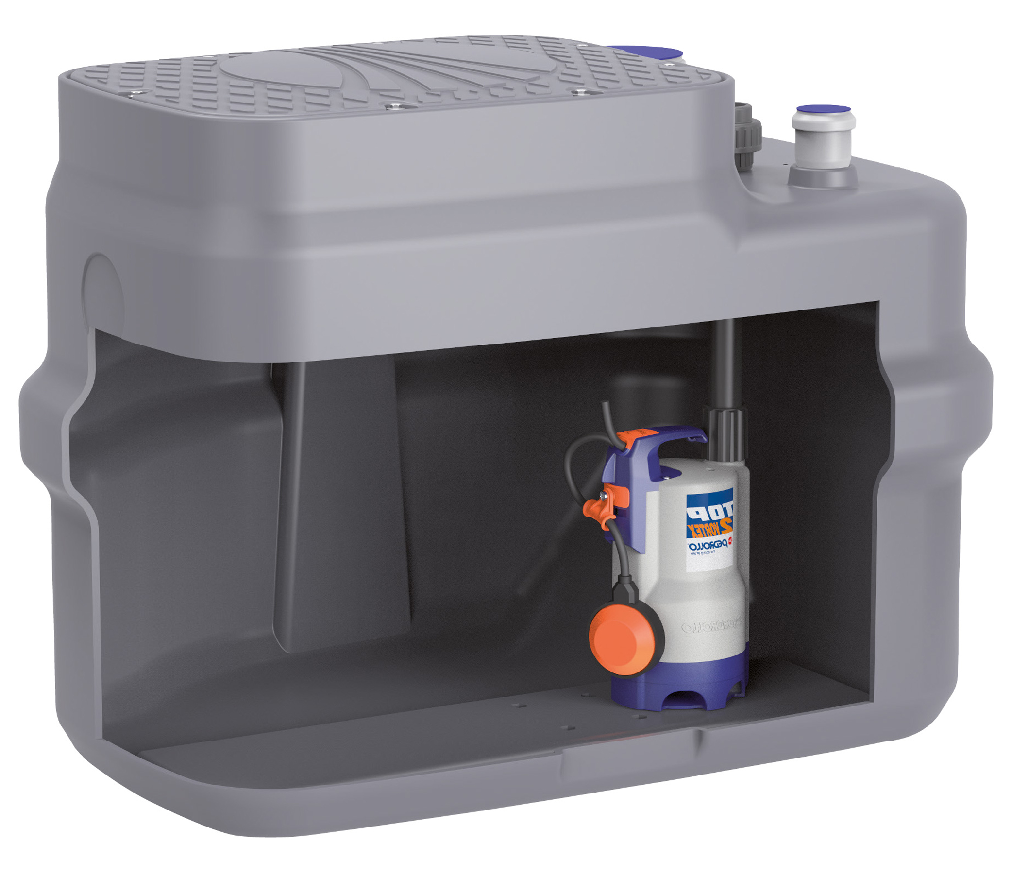 Эвакуатор канализационный   SAR 250-BCm 15/50-N  Pedrollo   (1,1кВт/750л.м./15м.) - Изображение №1