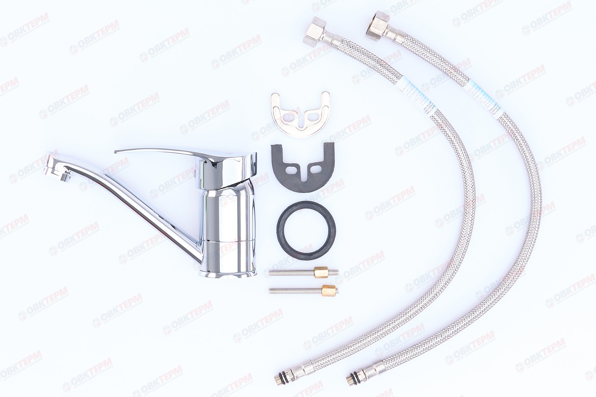 Смеситель д/кухни MIXXUS PREMIUM ONIX 004 /картридж Ø40 15 см шпилька (10 шт/ящ) - миниатюра №3