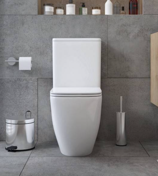 Унитаз - компакт Watersense Mandy Vortex, Торнадо, безободковый с быстросъемным сиденьем микролифт - Изображение №3
