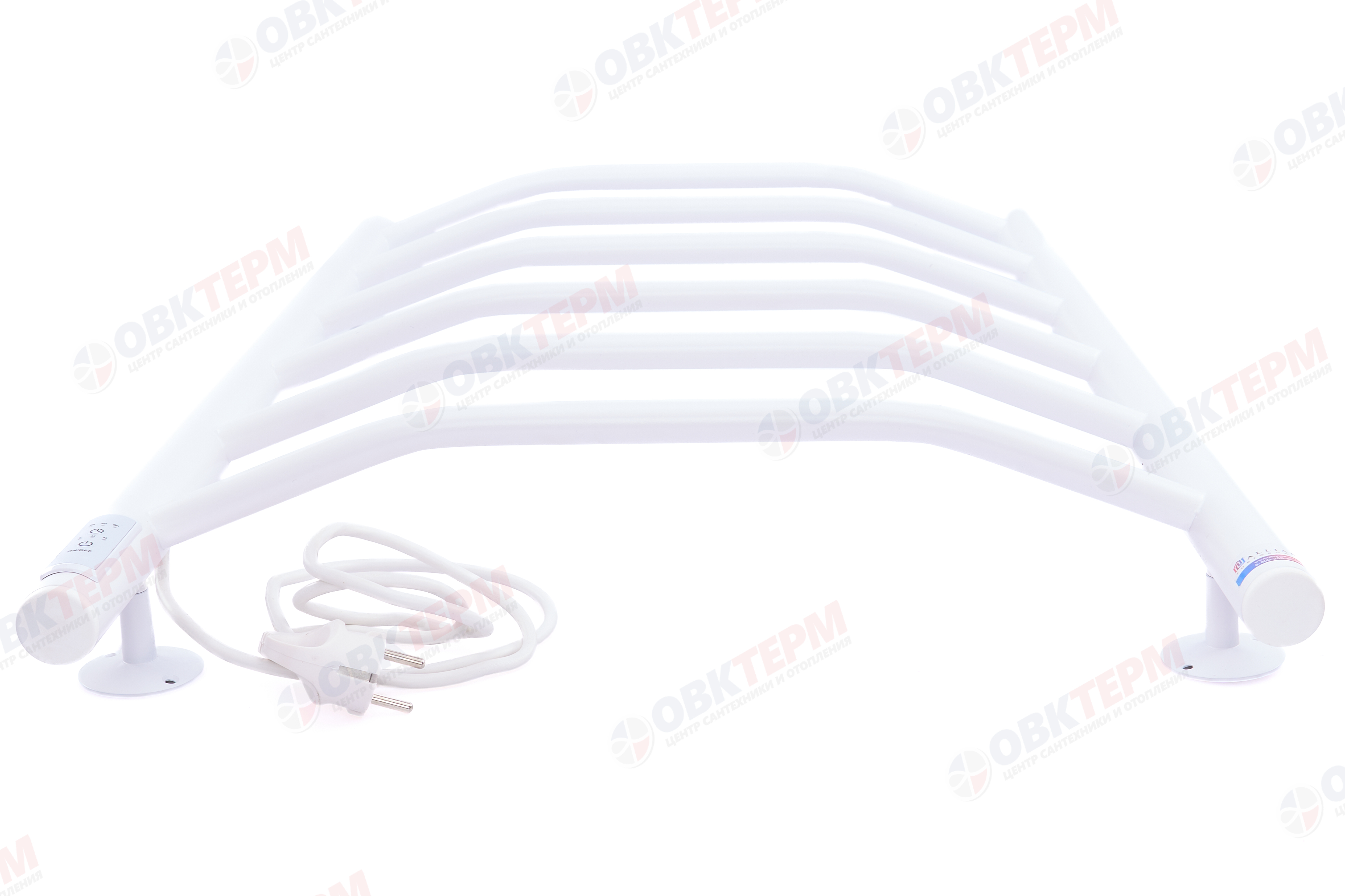 Полотенцесушитель электрический ТДА ЛНК - Э 1" 50 х 80 Л, 6 перекладин, термор. слева, Белый АДВ - Изображение №3