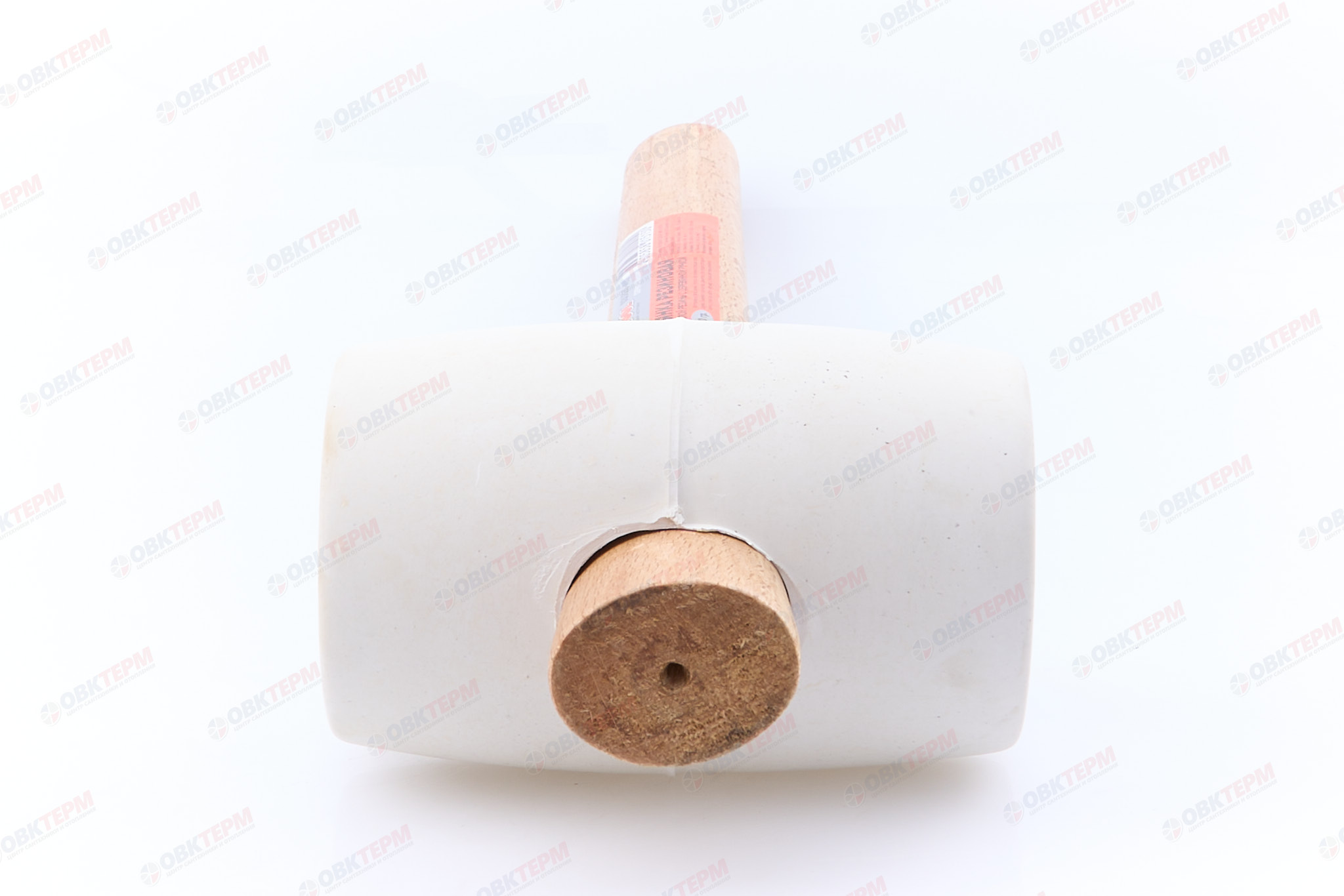 Киянка Мастер с деревянной ручкой, белая резина 450 гр SANTOOL - Изображение №5