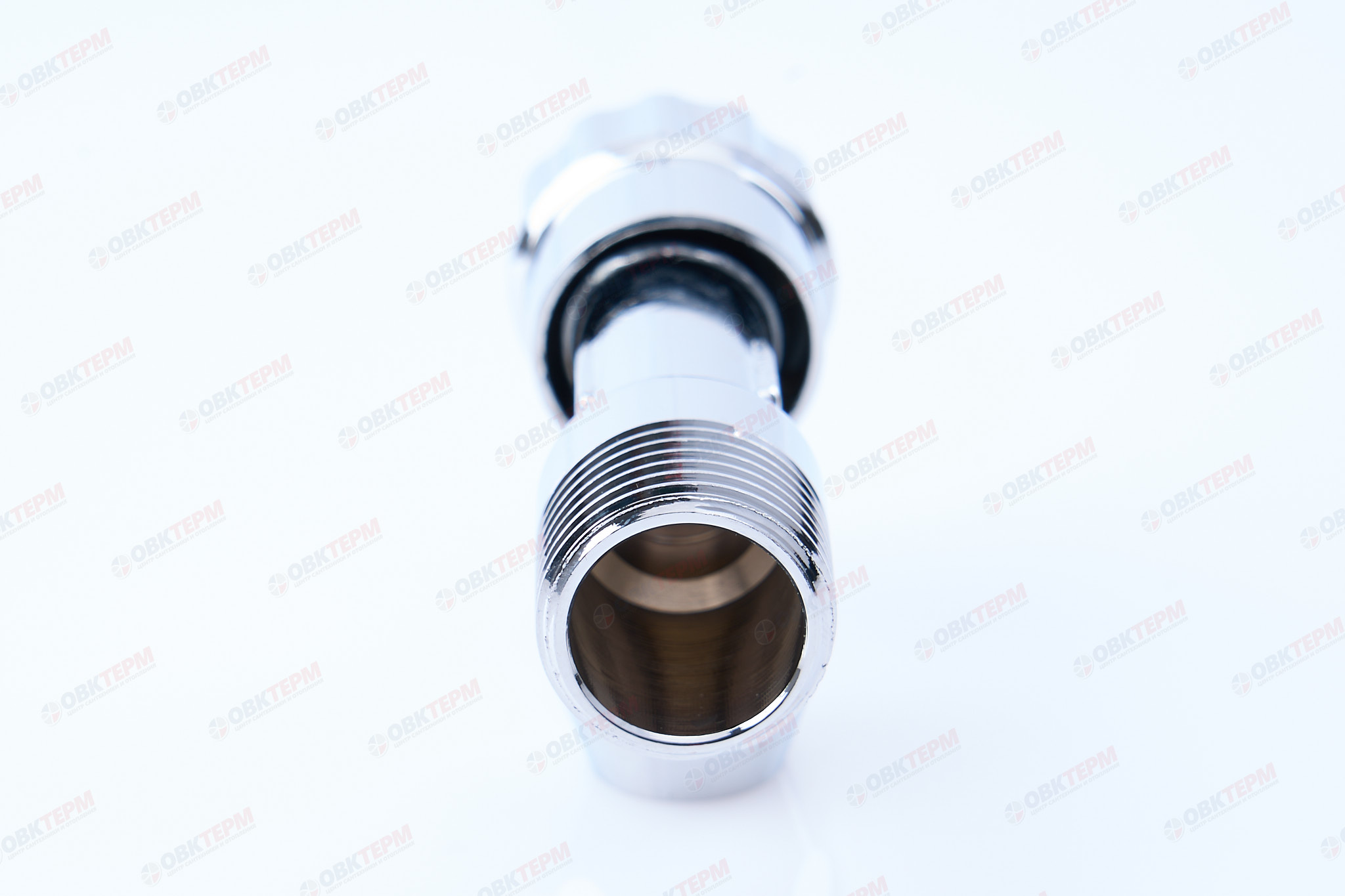 Кран для подкл. с/т приборов       TIM     1/2" - 3/8", хром.  вентельный с резиновым затвором - Изображение №4