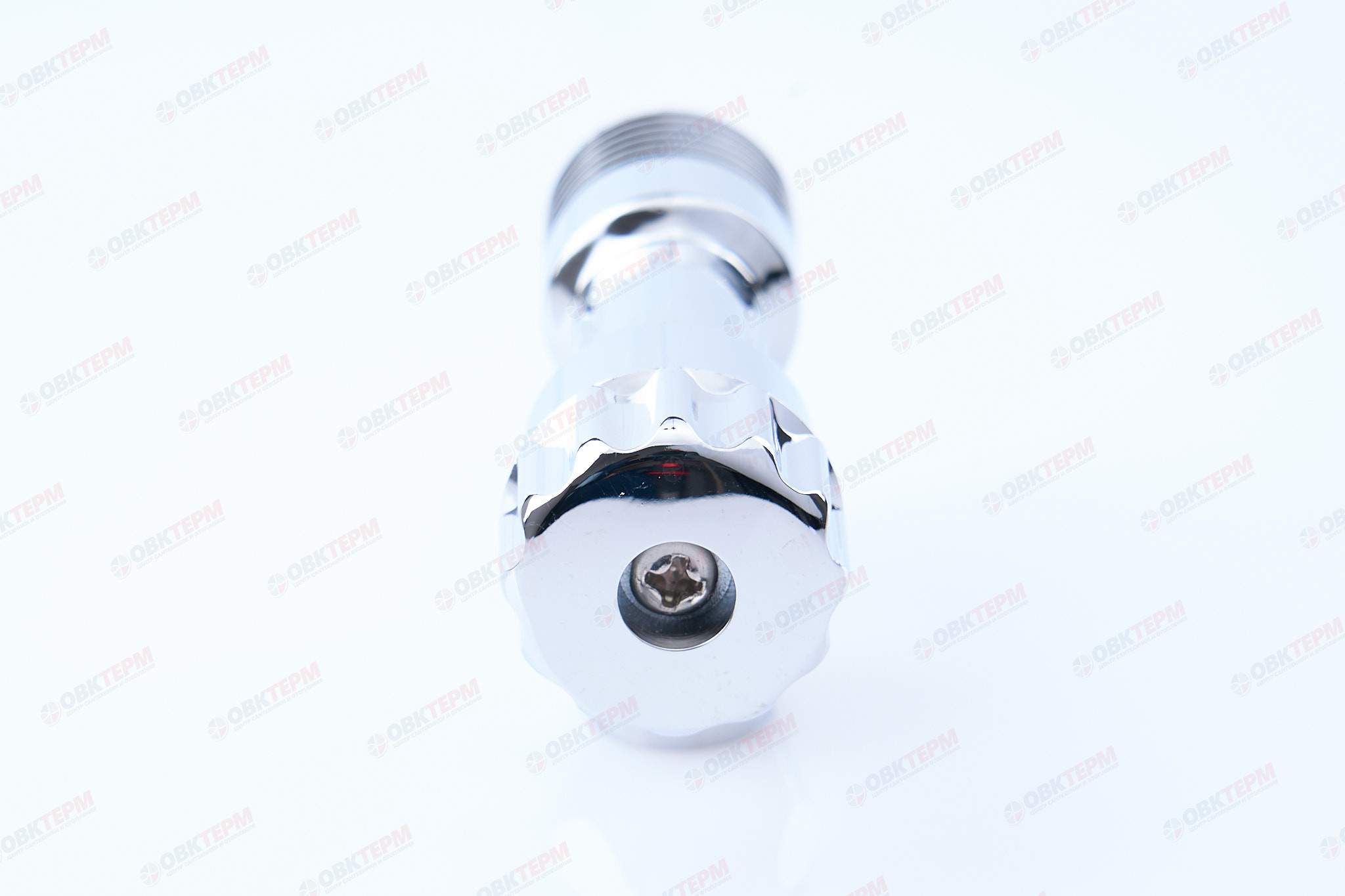 Кран для подкл. с/т приборов       TIM     1/2" - 3/8", хром.  вентельный с резиновым затвором - Изображение №5