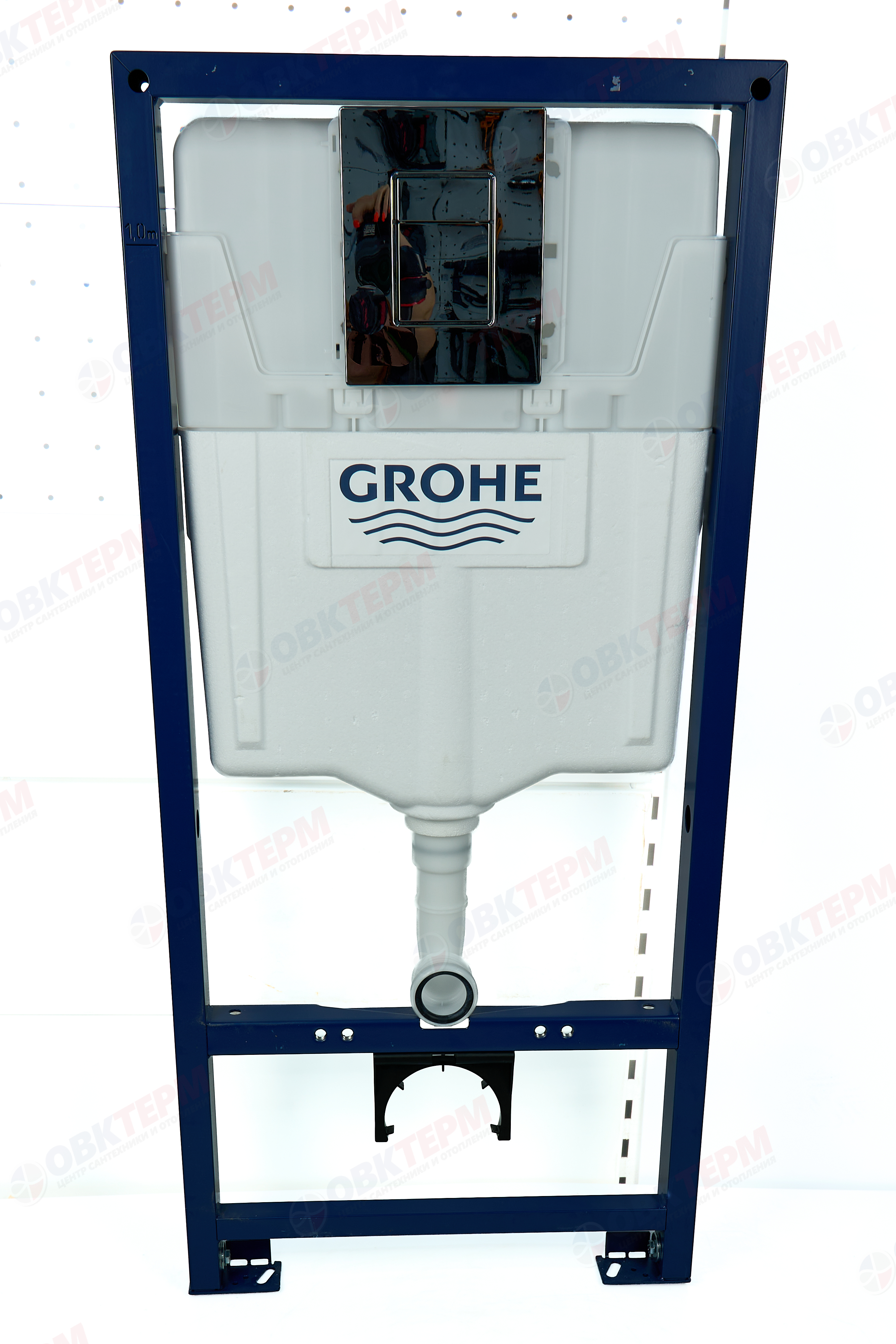 Инсталляц. сист д/унитаза GROHE Rapid 3в1 ОРИГИНАЛ (квадратная пневмо кнопка) - Изображение №2