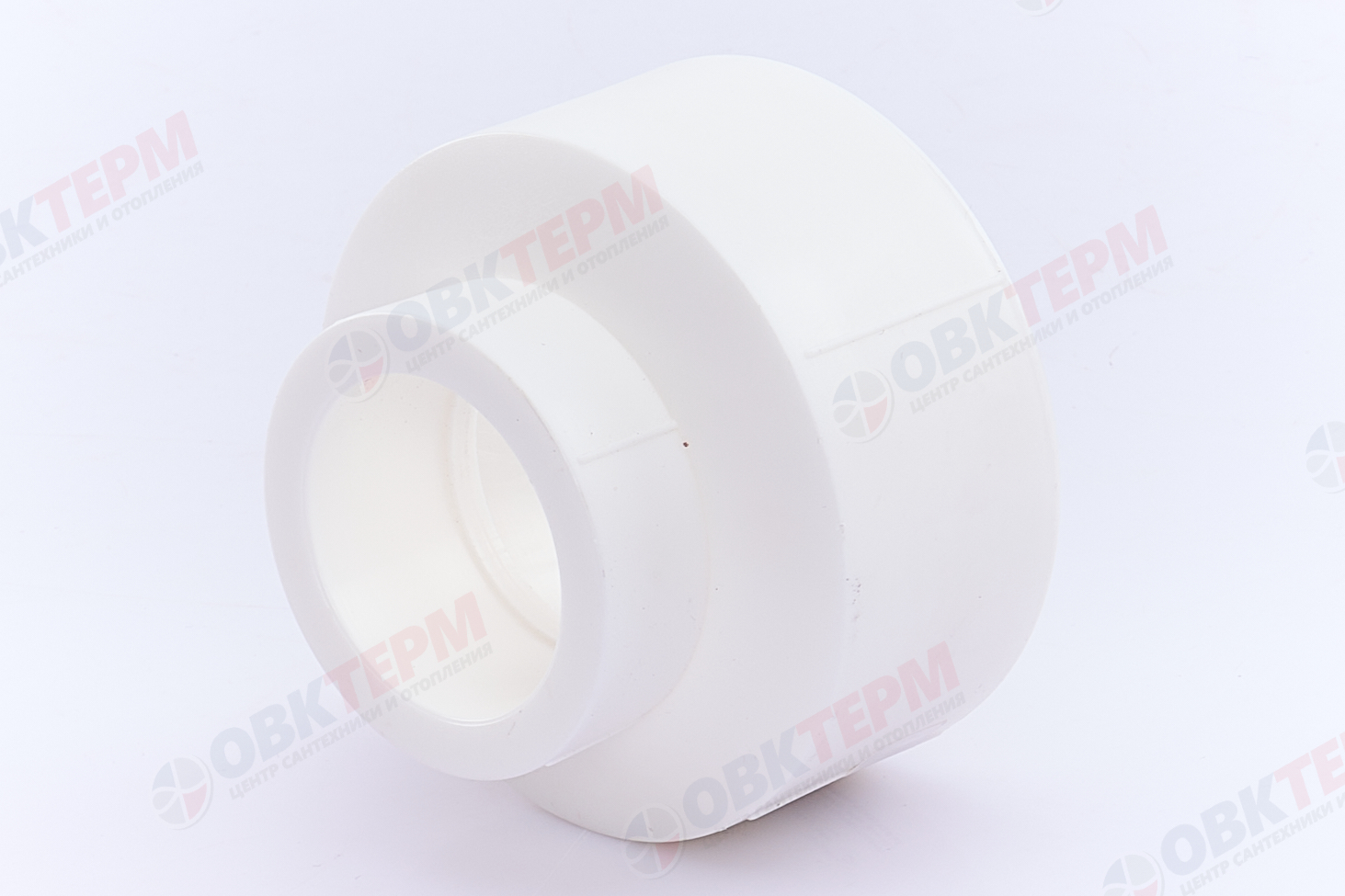 Муфта переход.  ВВ  63*40   БЕЛАЯ PP-R   (RTP)    (80/10) - Изображение №1