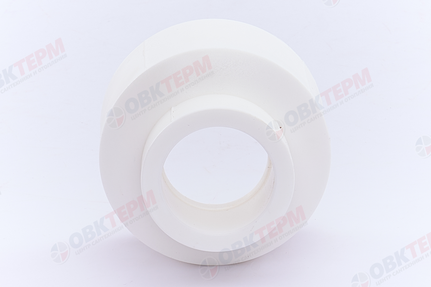 Муфта переход.  ВВ  63*40   БЕЛАЯ PP-R   (RTP)    (80/10) - Изображение №2