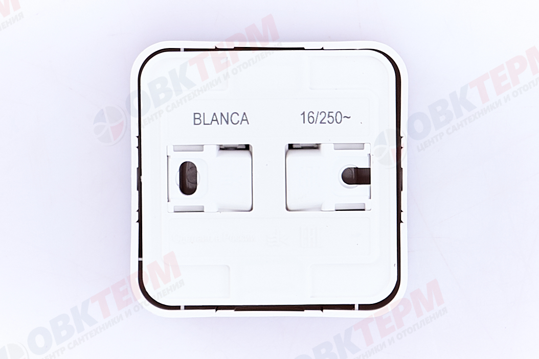 Розетка 1-местная б/з 16А IP20 без защ. шторок с изолир. пластиной белый Blanca Systeme Electriс - миниатюра №6