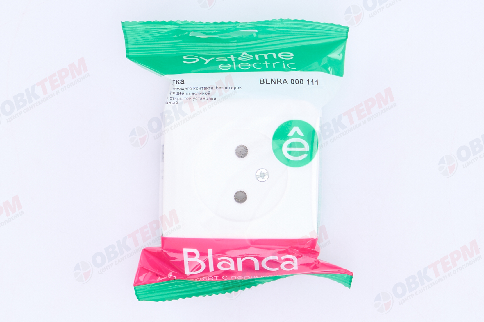 Розетка 1-местная б/з 16А IP20 без защ. шторок с изолир. пластиной белый Blanca Systeme Electriс - миниатюра №8