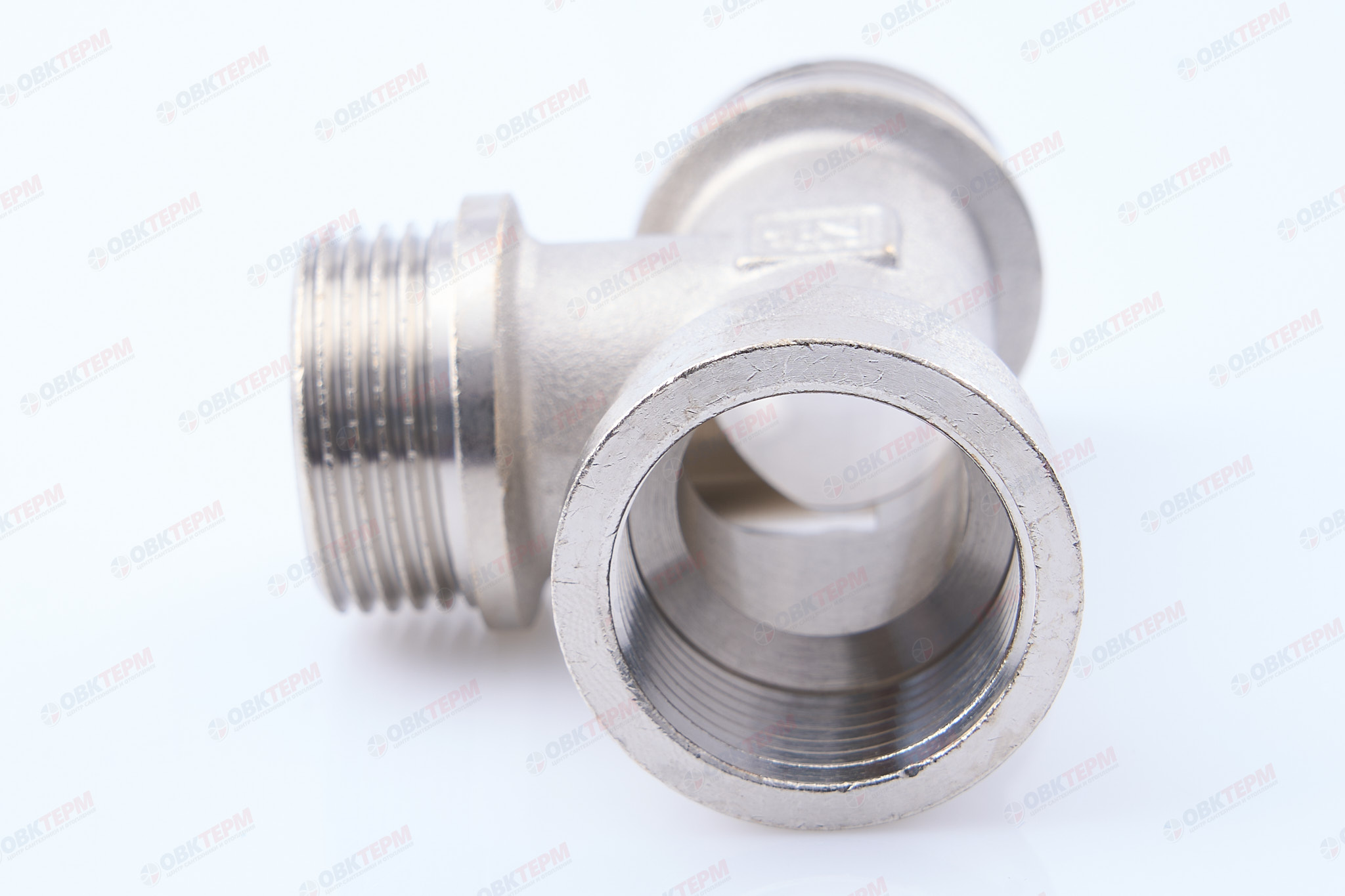 Тройник    3/4" внн  Никель ZEISSLER                 (40/5) - Изображение №4