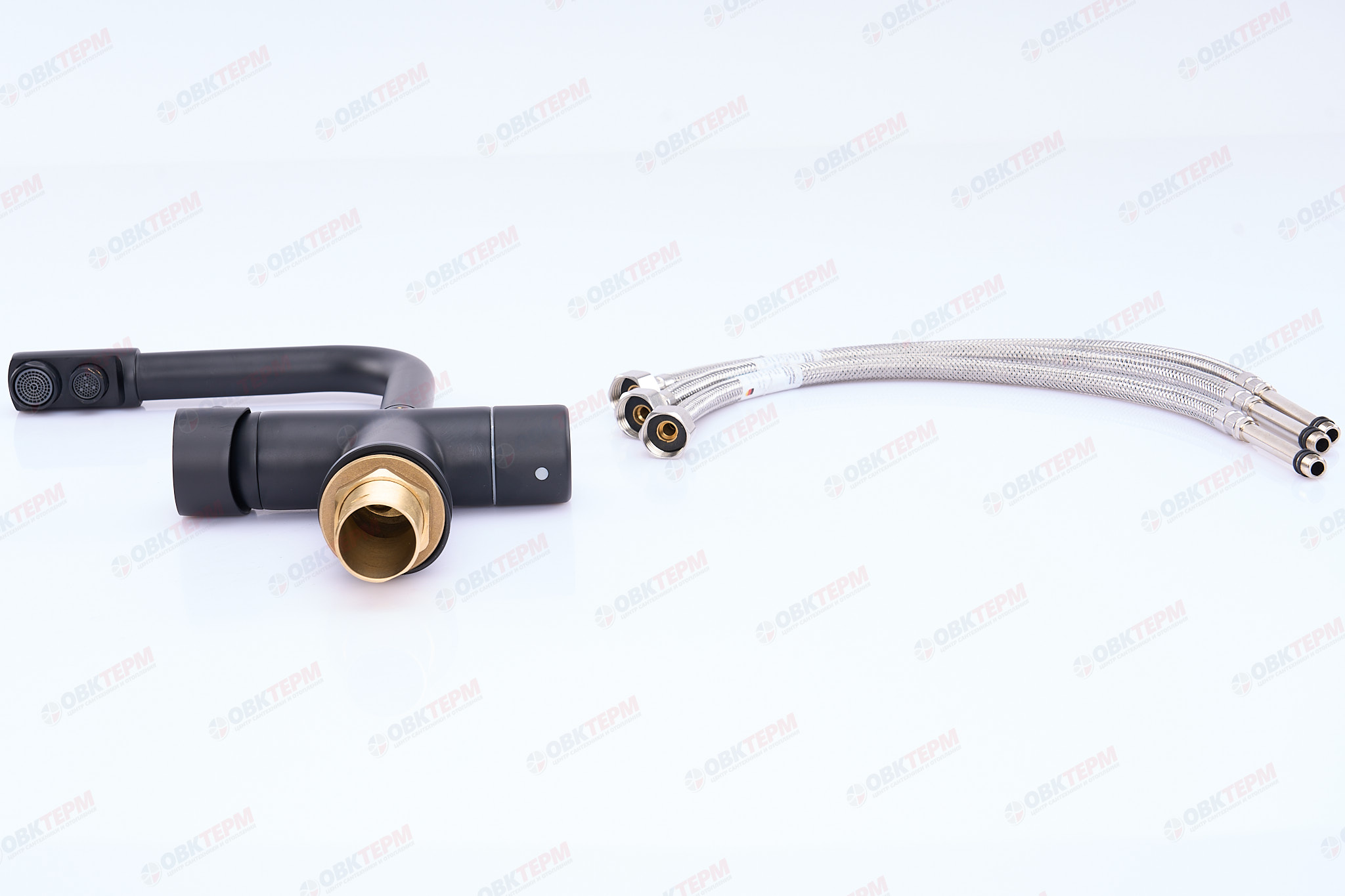 Смеситель д/кухни под ФИЛЬТР MIXXUS PREMIUM HANS 021  BLACK Ø35  (8 шт/ящ) - миниатюра №6