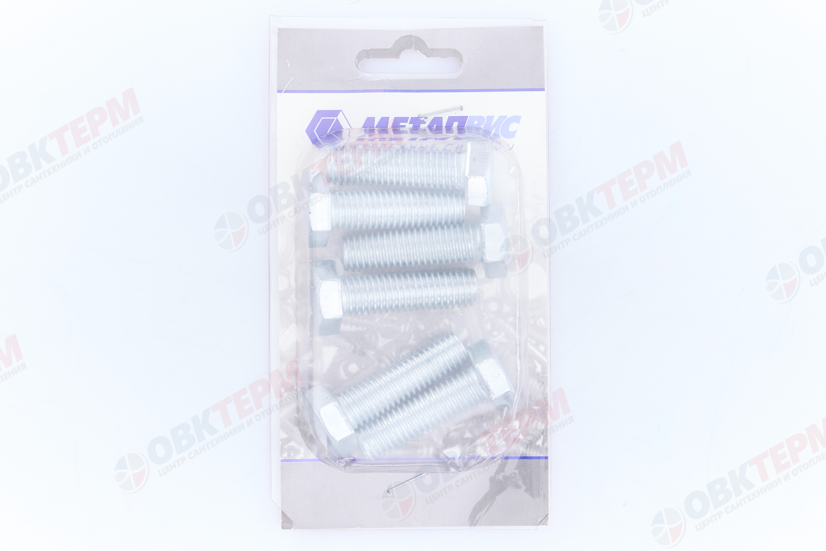 Болт М 12.0х40 цб ПР (DIN933) (уп. 6 шт.) Металвис - Изображение №3