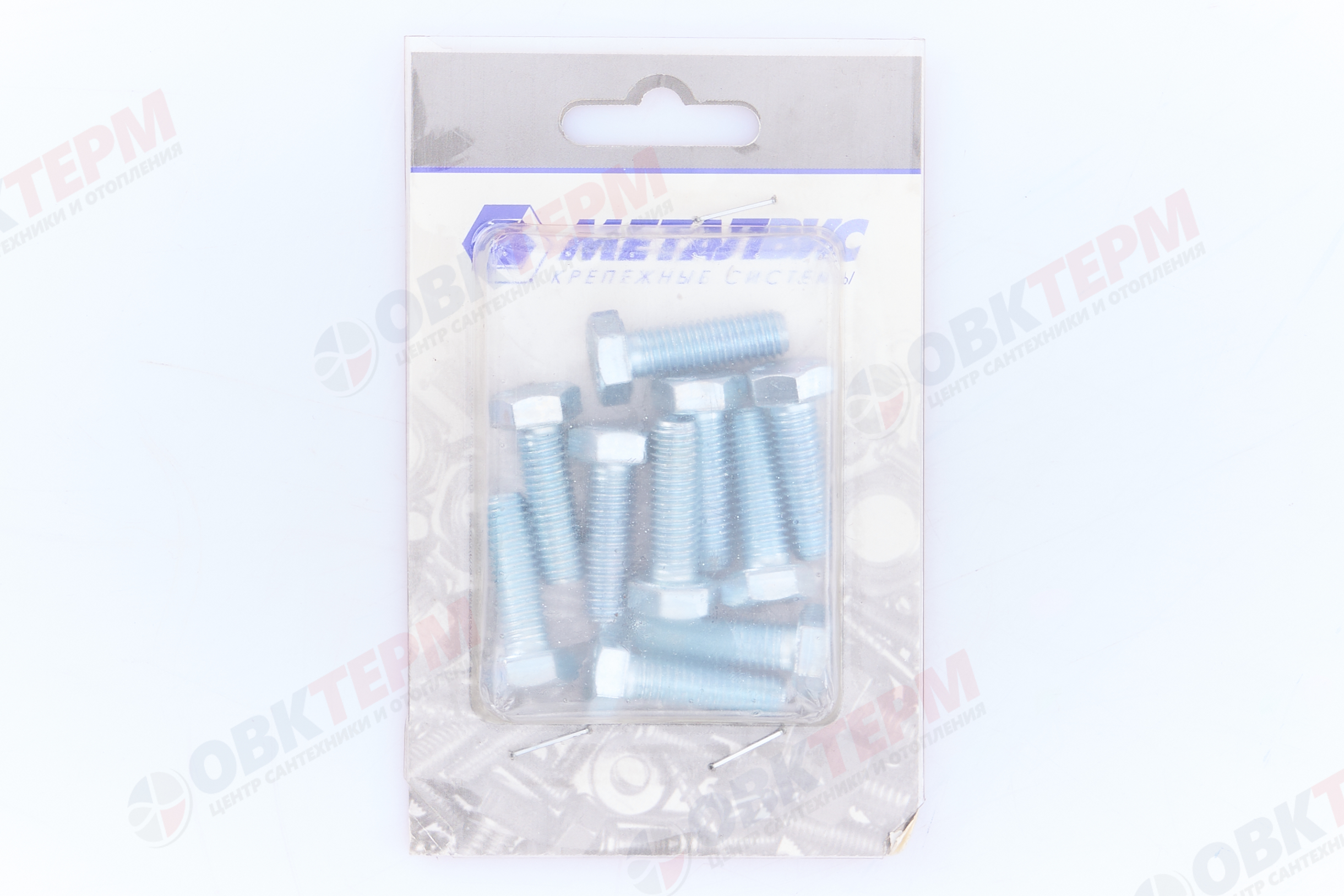 Болт М 8.0х25 цб ПР (DIN933) (уп. 10 шт.) Металвис - Изображение №3