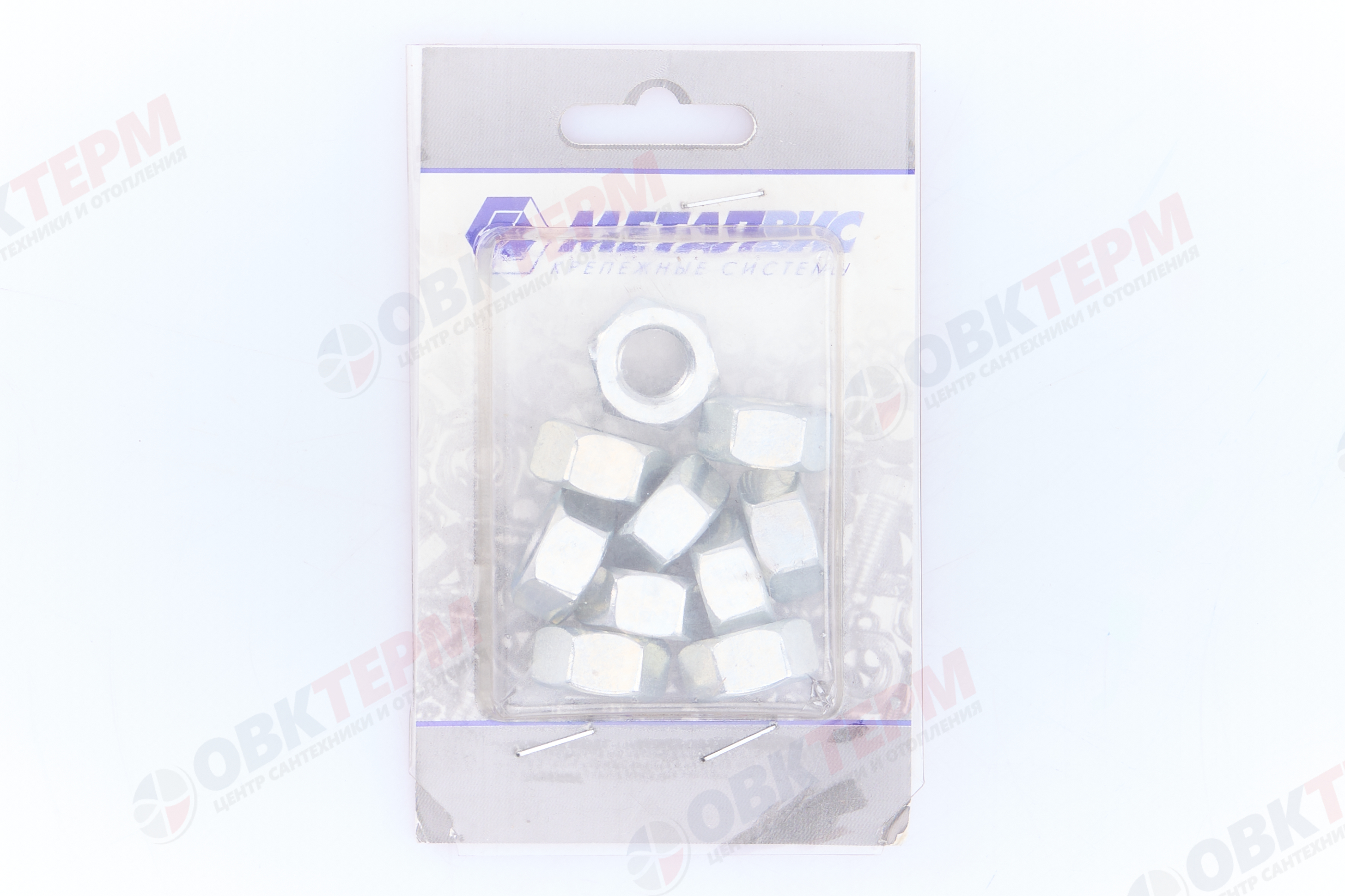 Гайка шестигранная М12.0 кл.пр. 6 цб, (уп. 10шт.) Металвис - Изображение №3