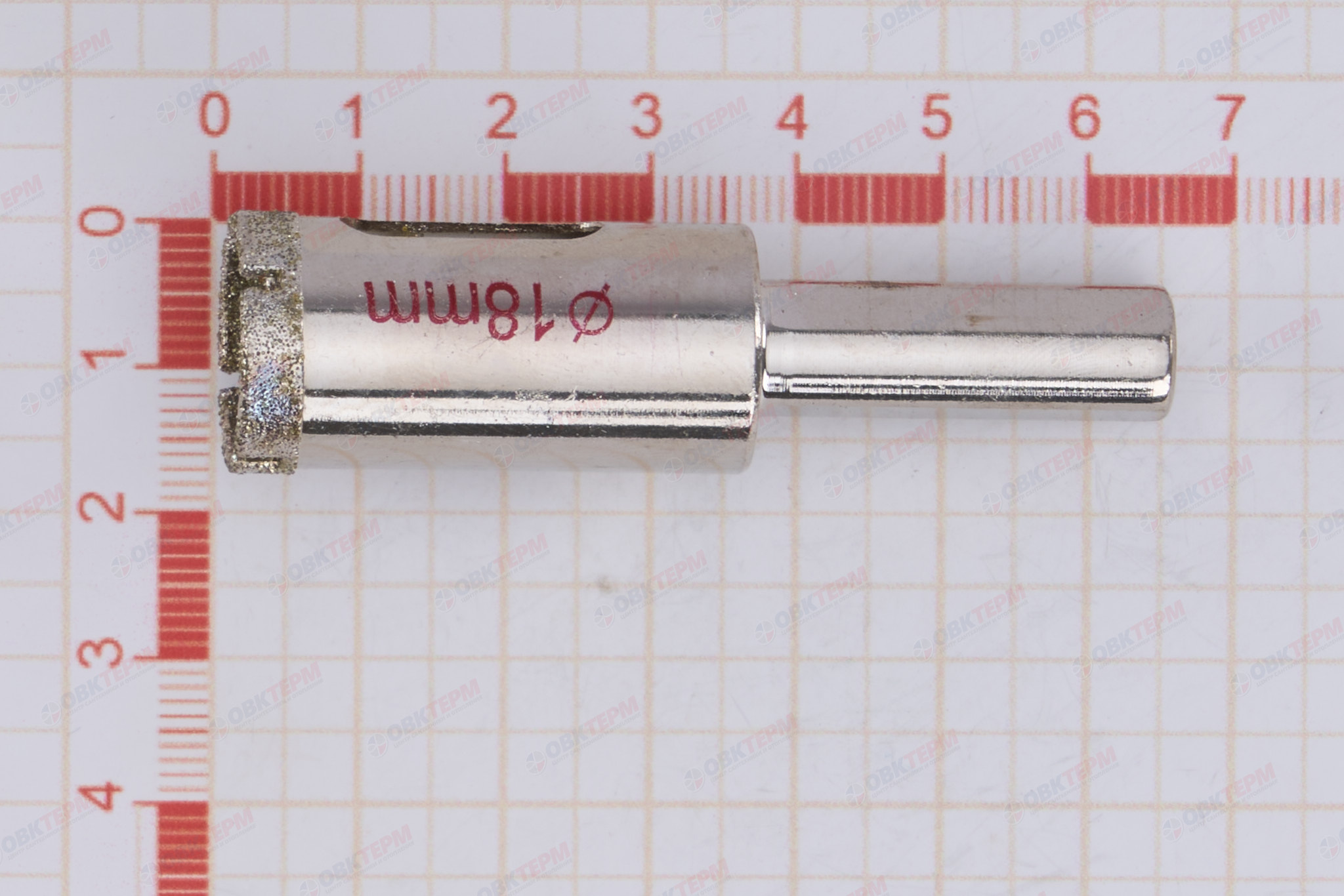 Сверло "SANTOOL" по стеклу и керамике D18х65 мм - миниатюра №6