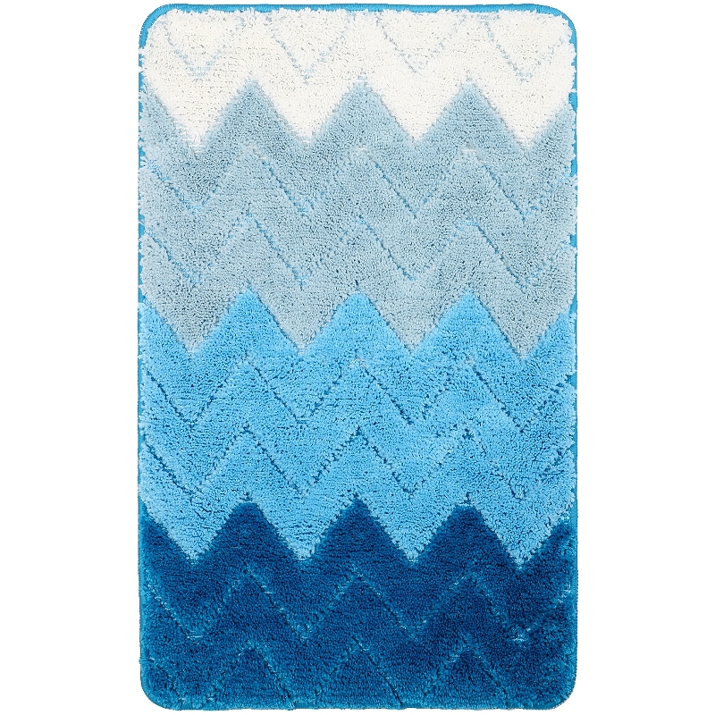 коврик для ванной DEEP голубой (50х80) FX-5003C - Изображение №1