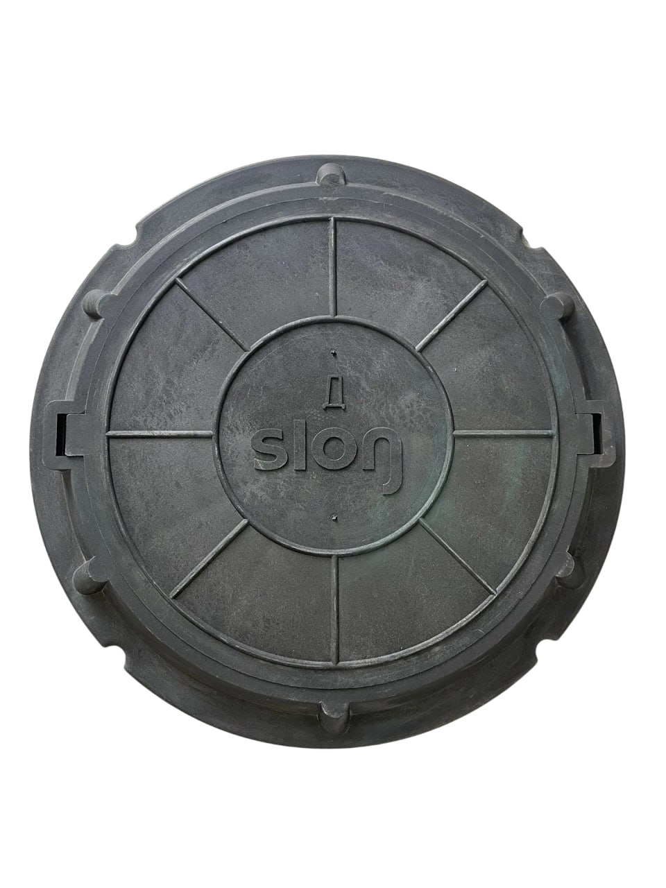 Люк садовый   1,5 т  круглый  (ДН750/ДВ590хВ60) ЧЕРНЫЙ ( шт палет) - Изображение №1