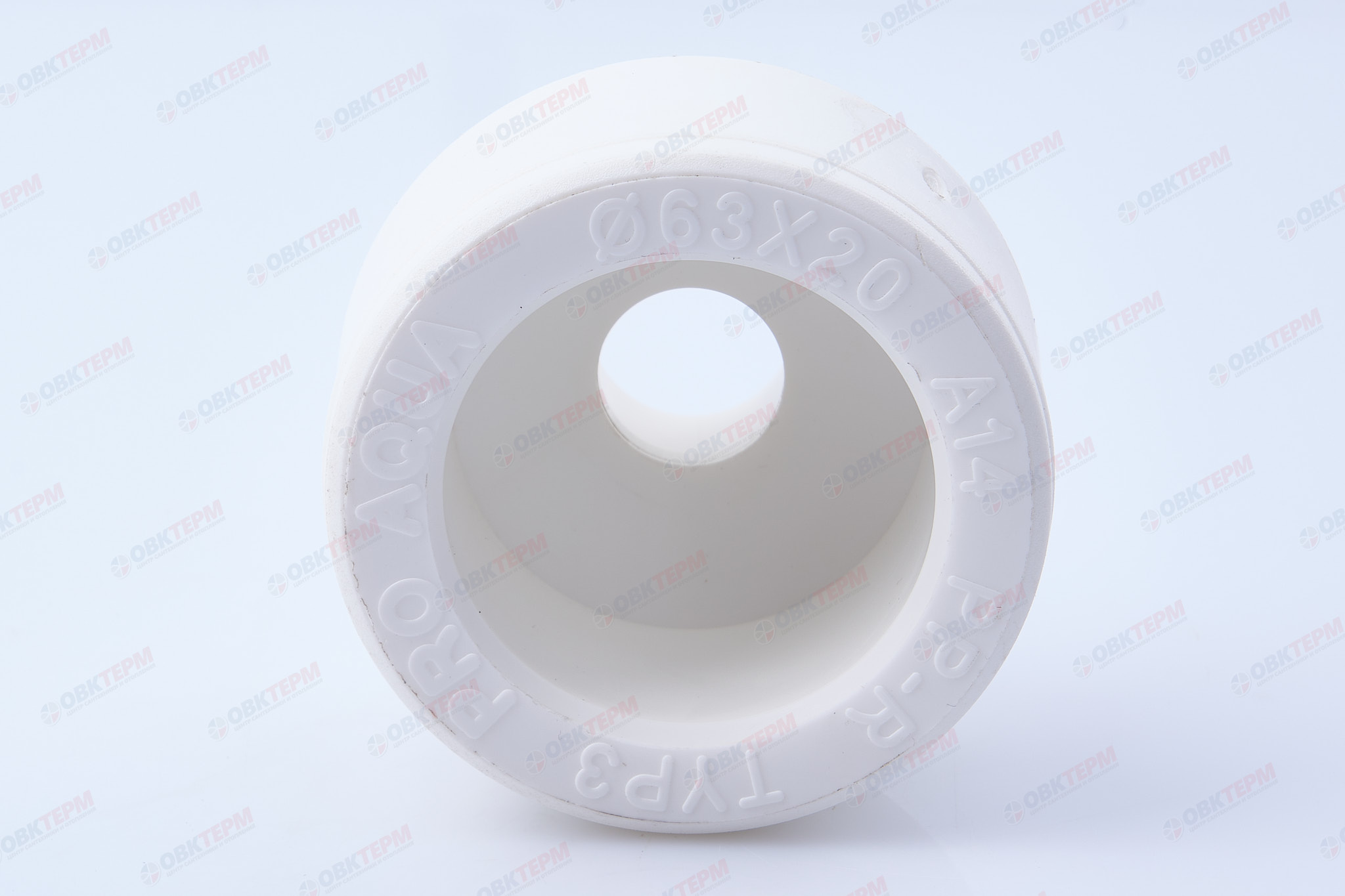 Муфта переход. 63*20   ВН   БЕЛАЯ   (PRO AQUA)    (100) - миниатюра №5