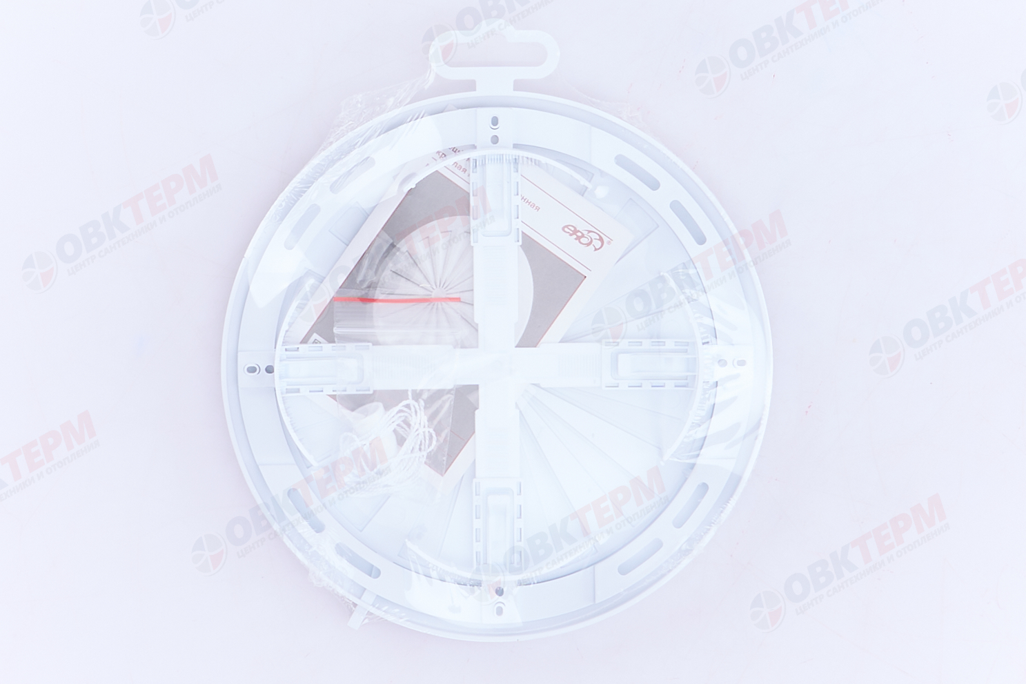 Решетка вентиляционная круглая RKU d180, с регулируемым фланцем d90-160 (18шт/уп) Эра - миниатюра №7