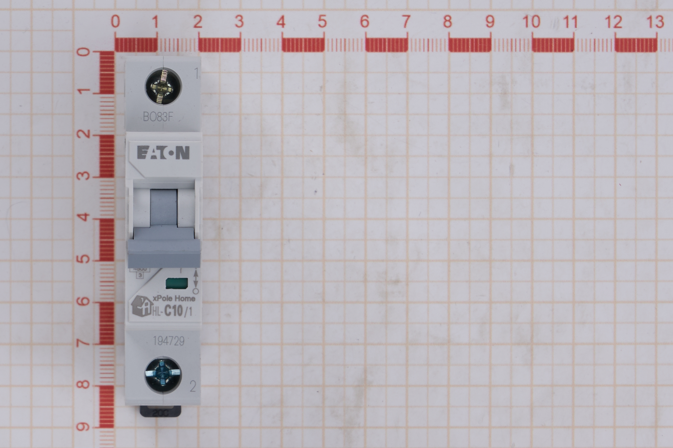 Выключатель автоматический 1п C 10A HL EATON (12шт/уп) - миниатюра №8